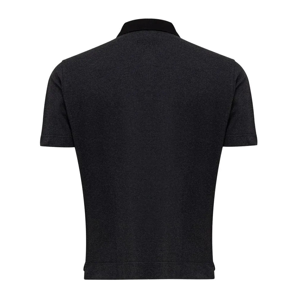 Fendi Embroidered Logo Polo Shirt