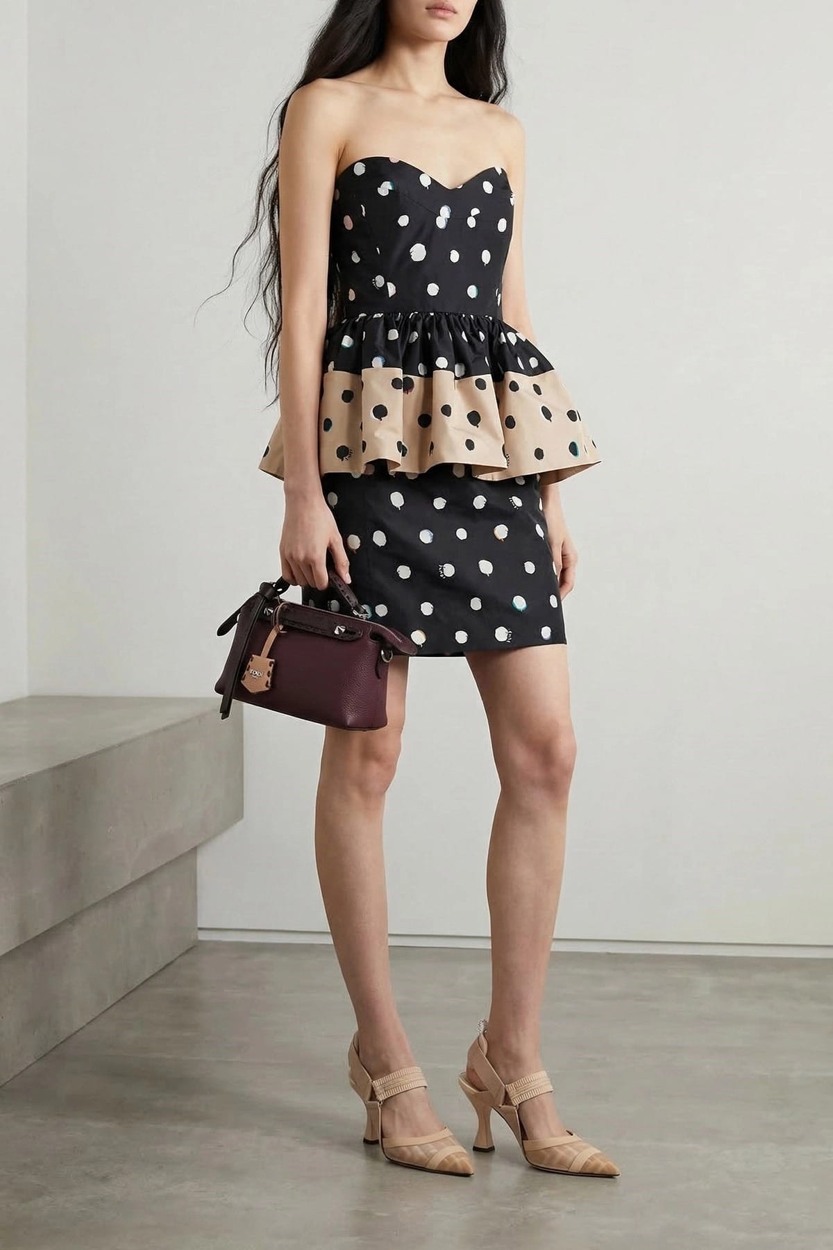 Fendi Fendi Falena Dots Dress