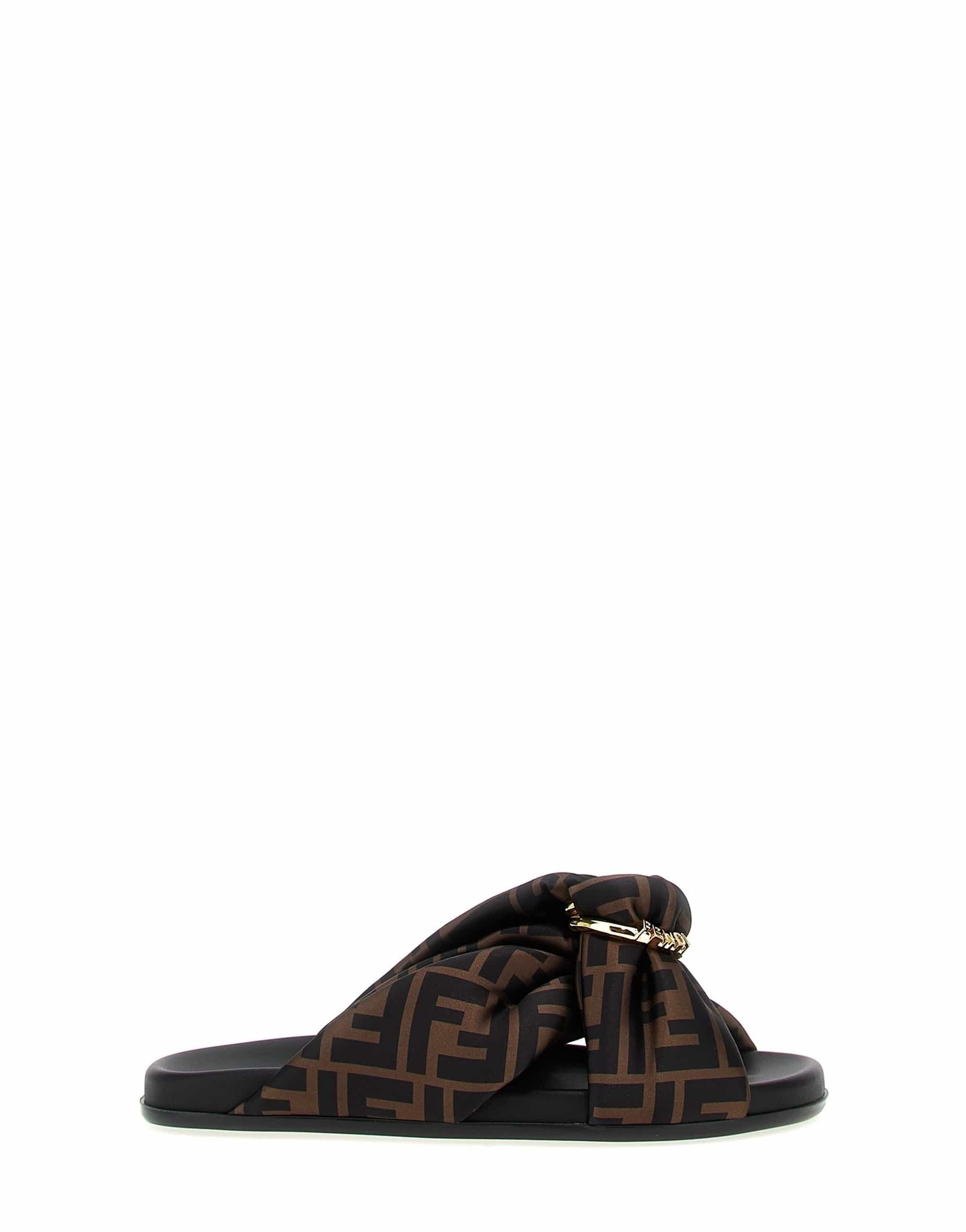 Fendi Fendi Feel Satin Slides