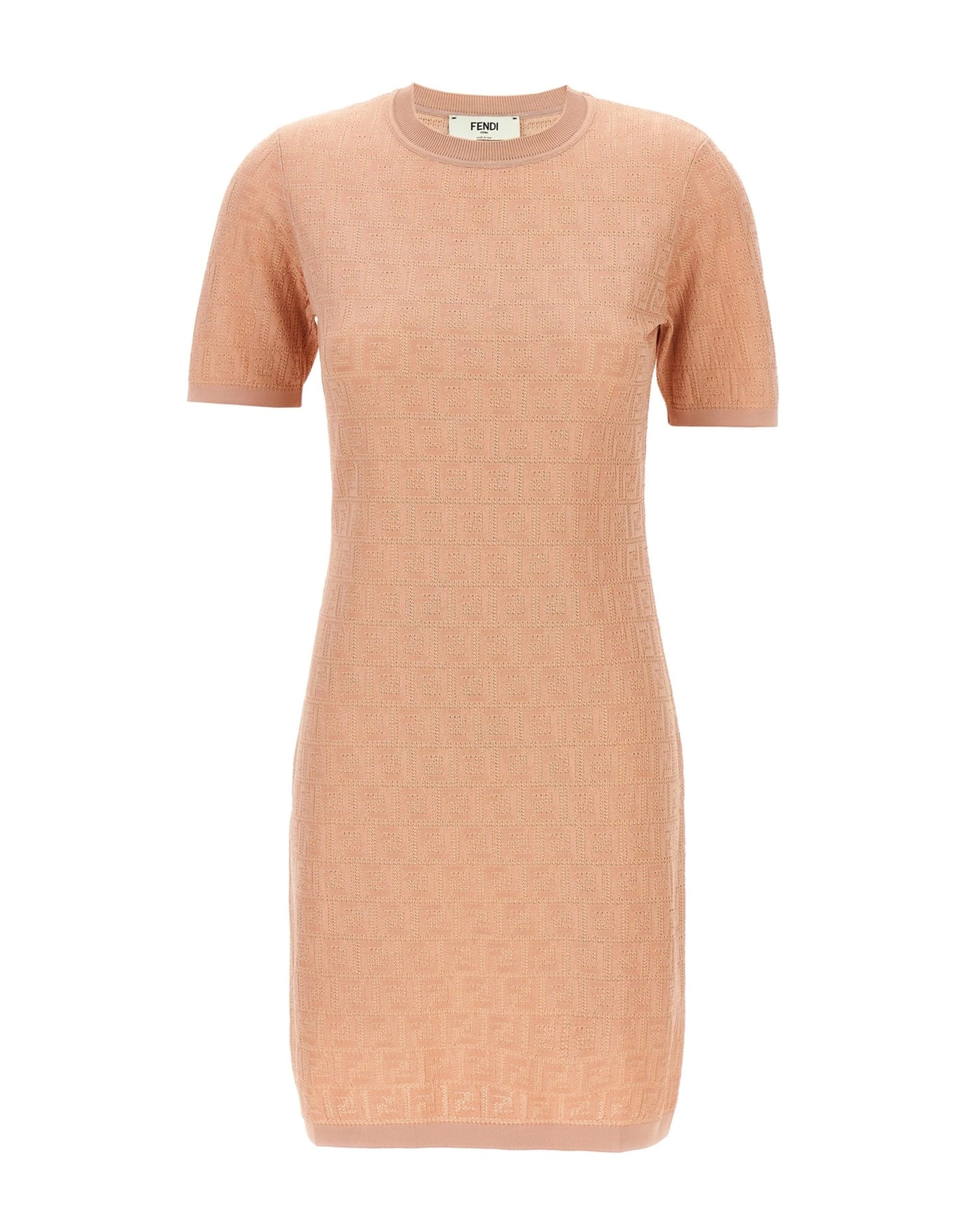 Fendi Fendi FF Cotton Mini Dress