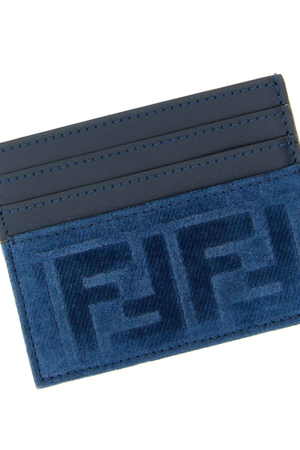 Fendi Fendi FF Denim Card Holder