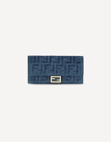 Fendi Ff Denim Clutch Bag | Sendegaro