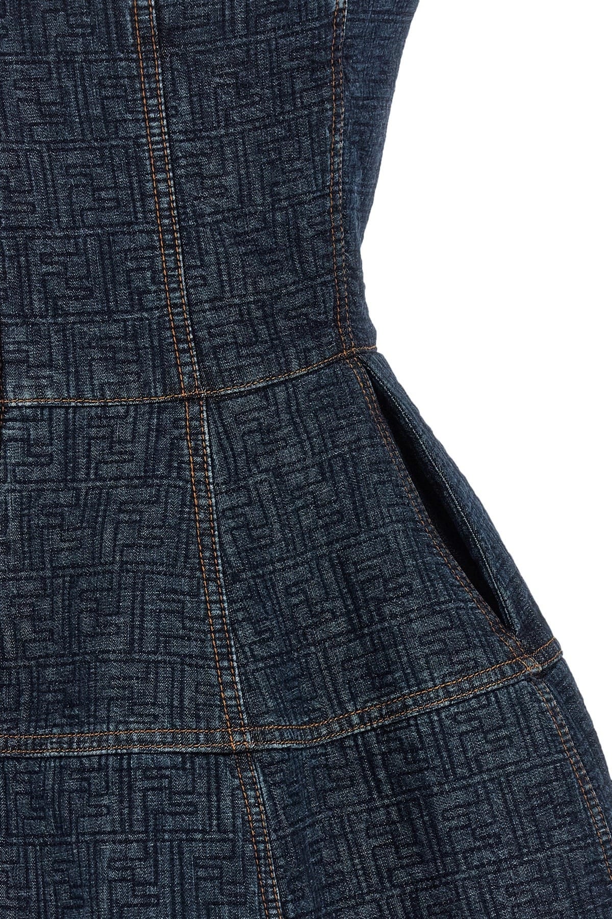 Fendi Fendi Ff Denim Dress
