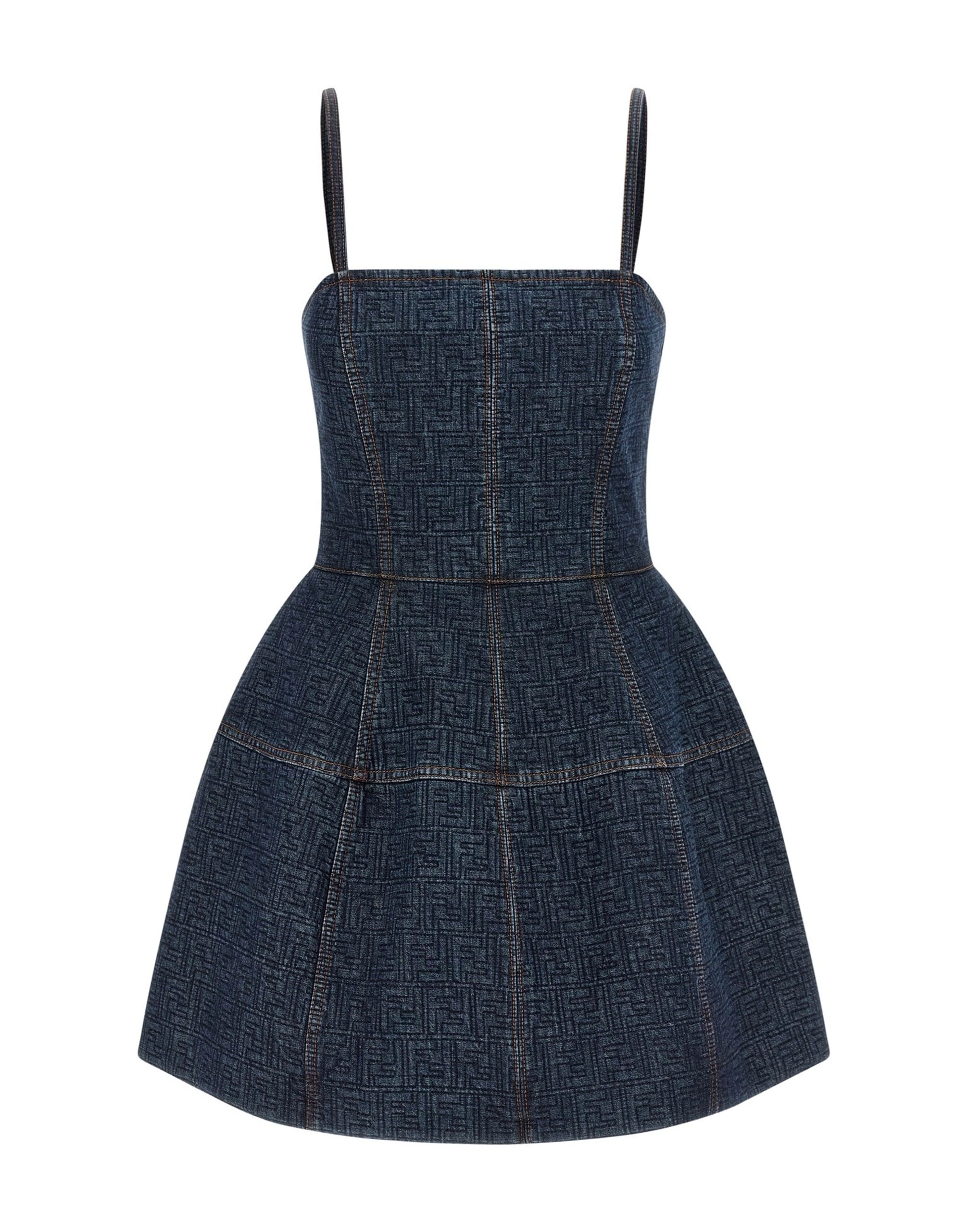Fendi Fendi Ff Denim Dress