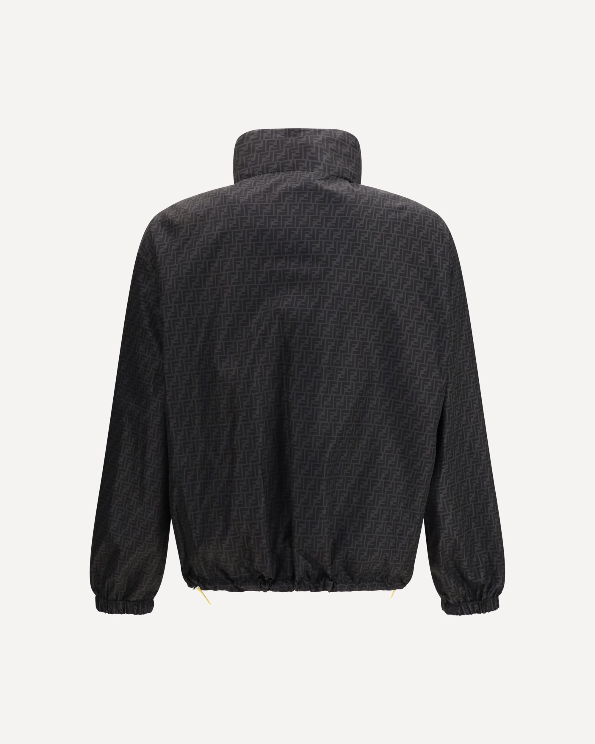 Fendi Ff Jacquard Zipped Reversible Windbreaker