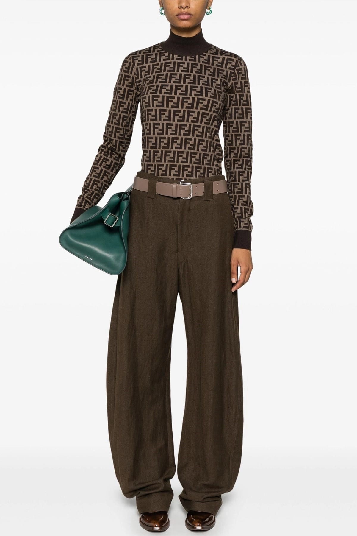 Fendi Pullover mit FF-Logomuster - alternate view