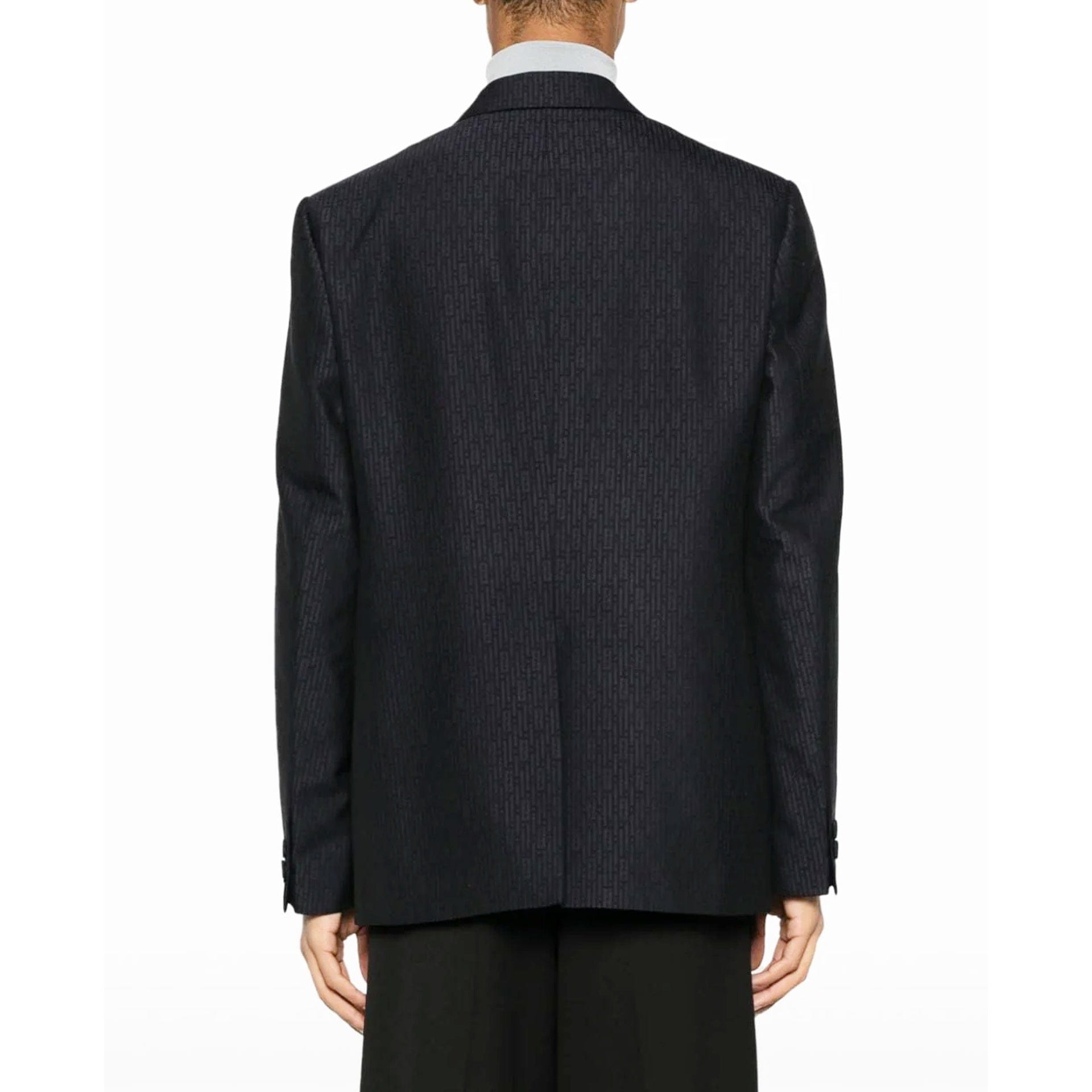 Fendi Ff Motif Wool Single Breasted Jacket