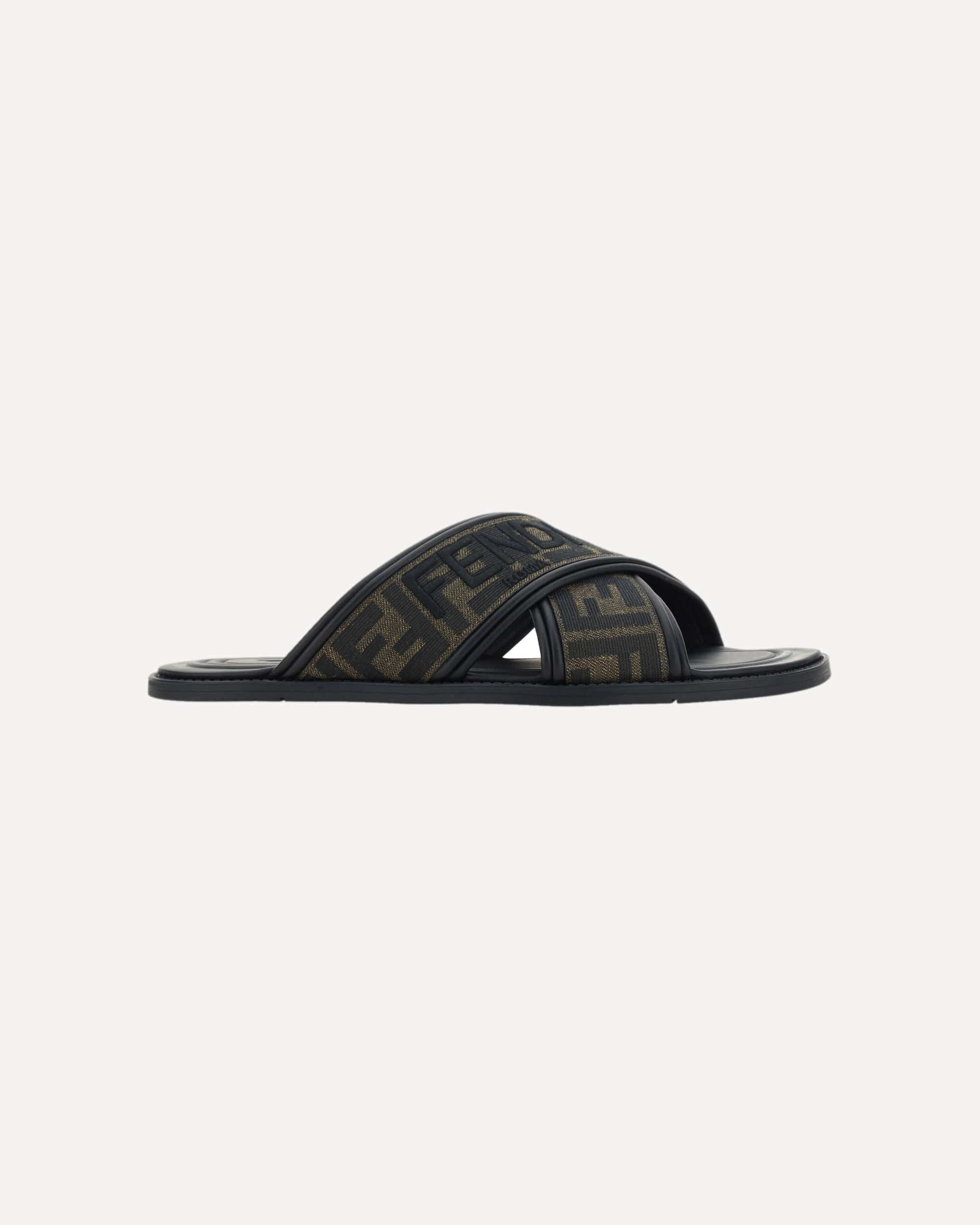 Fendi Ff Sandals Slides