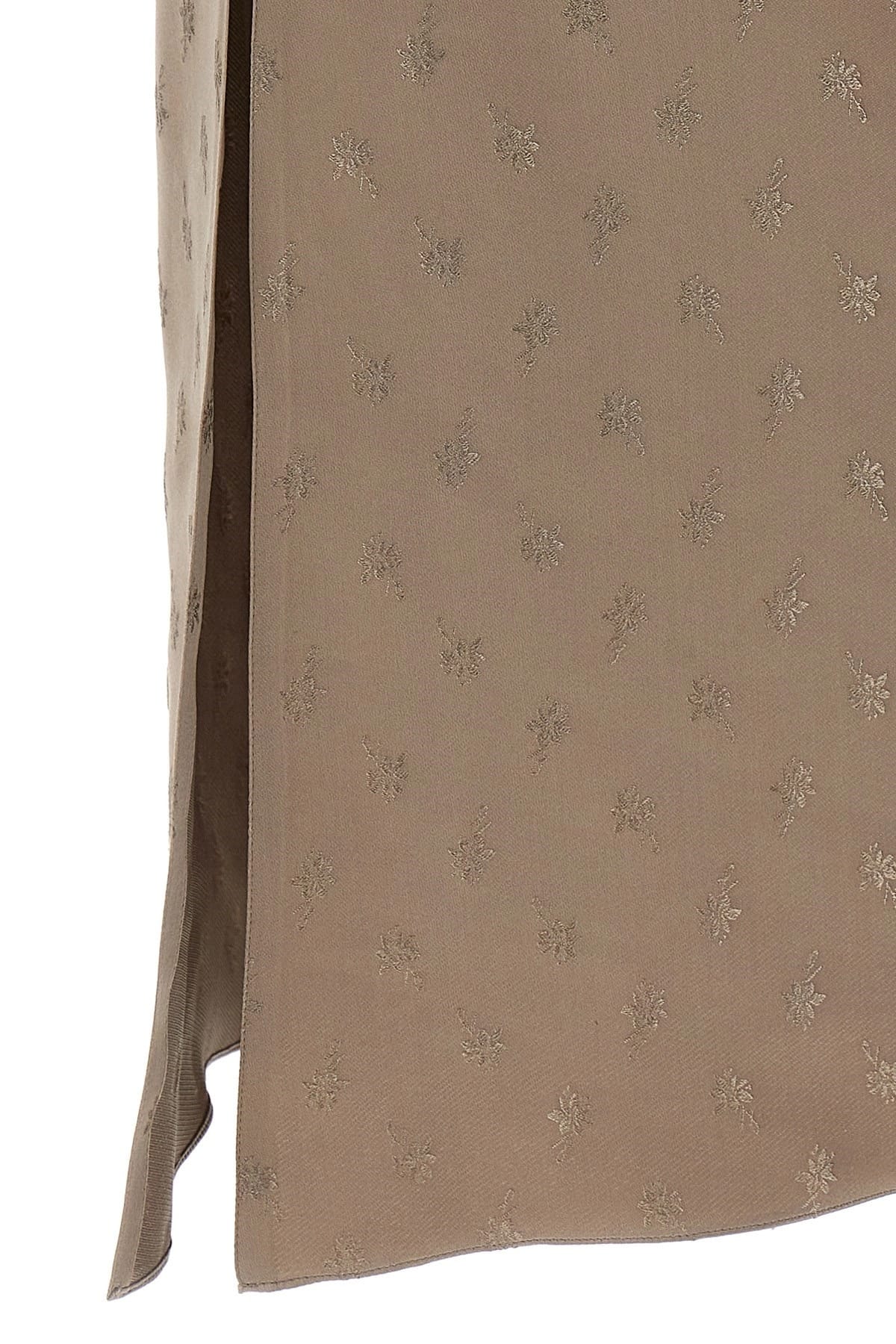 Fendi Fendi Floral Jacquard Satin Midi Dress
