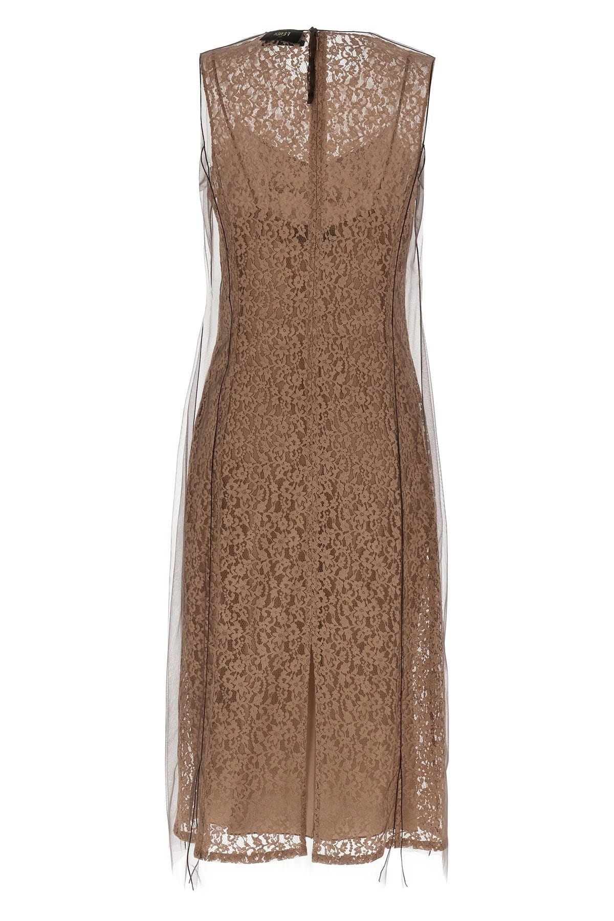 Fendi Fendi Floral Lace Midi Dress