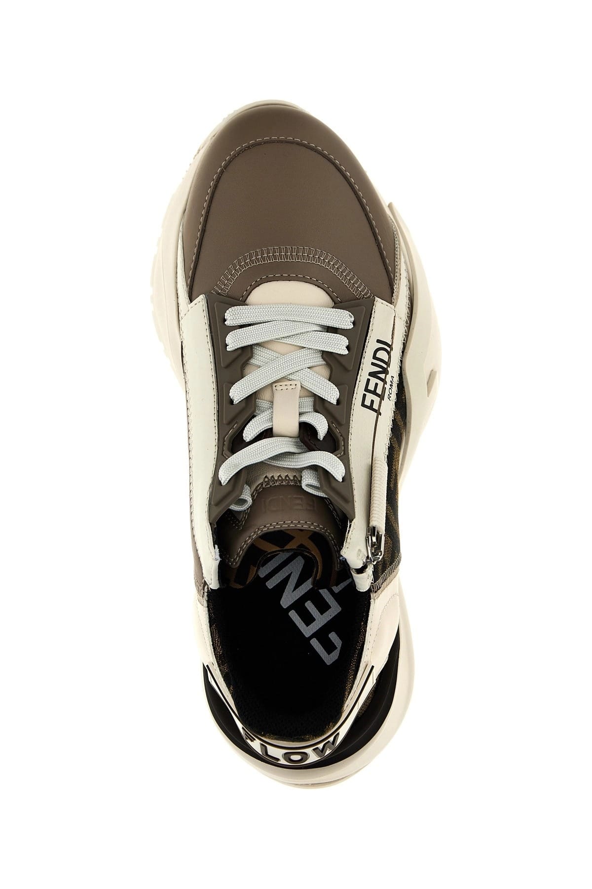 Fendi Fendi Flow Leather Sneakers