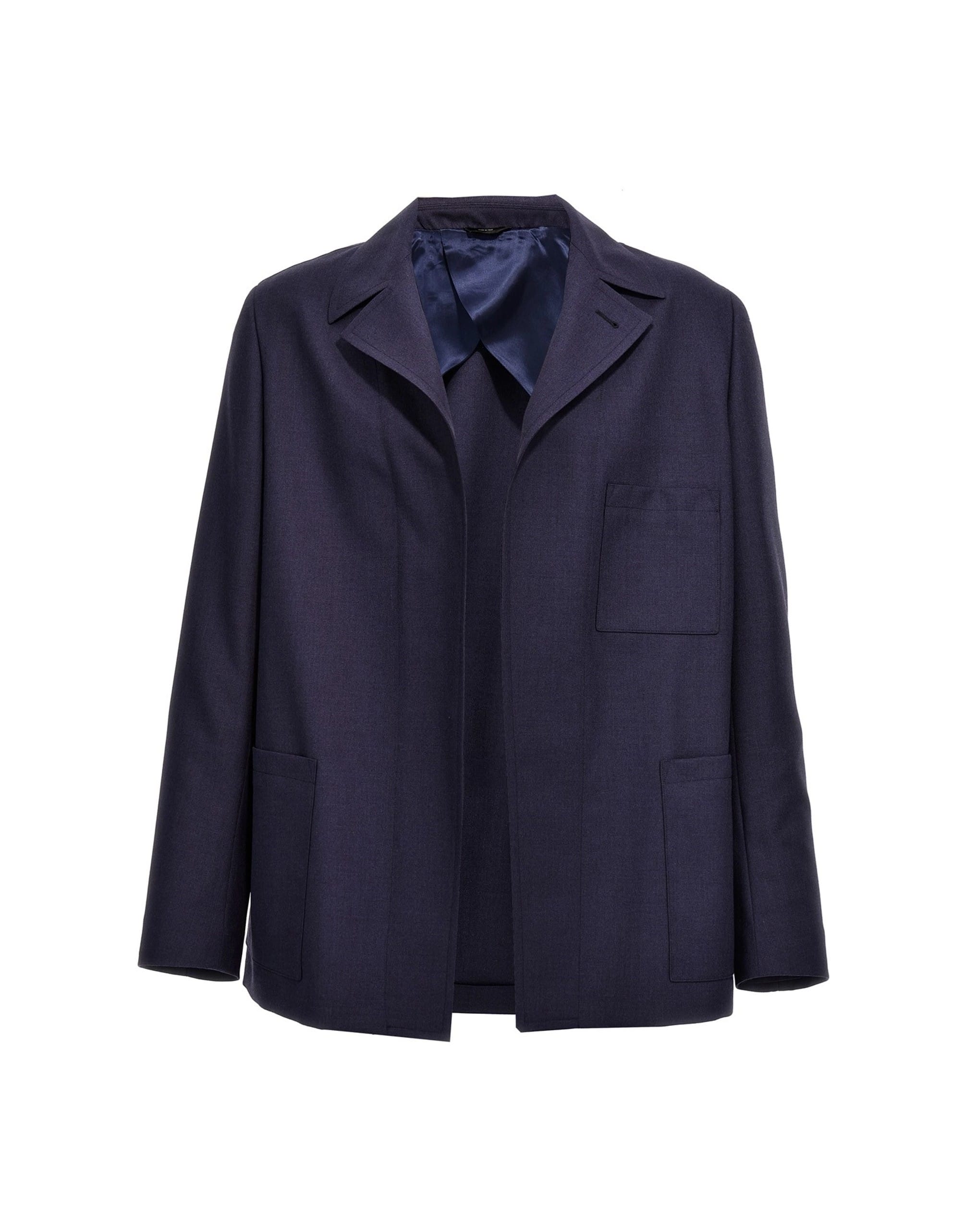Fendi Fendi Half Belt Wool Jacket