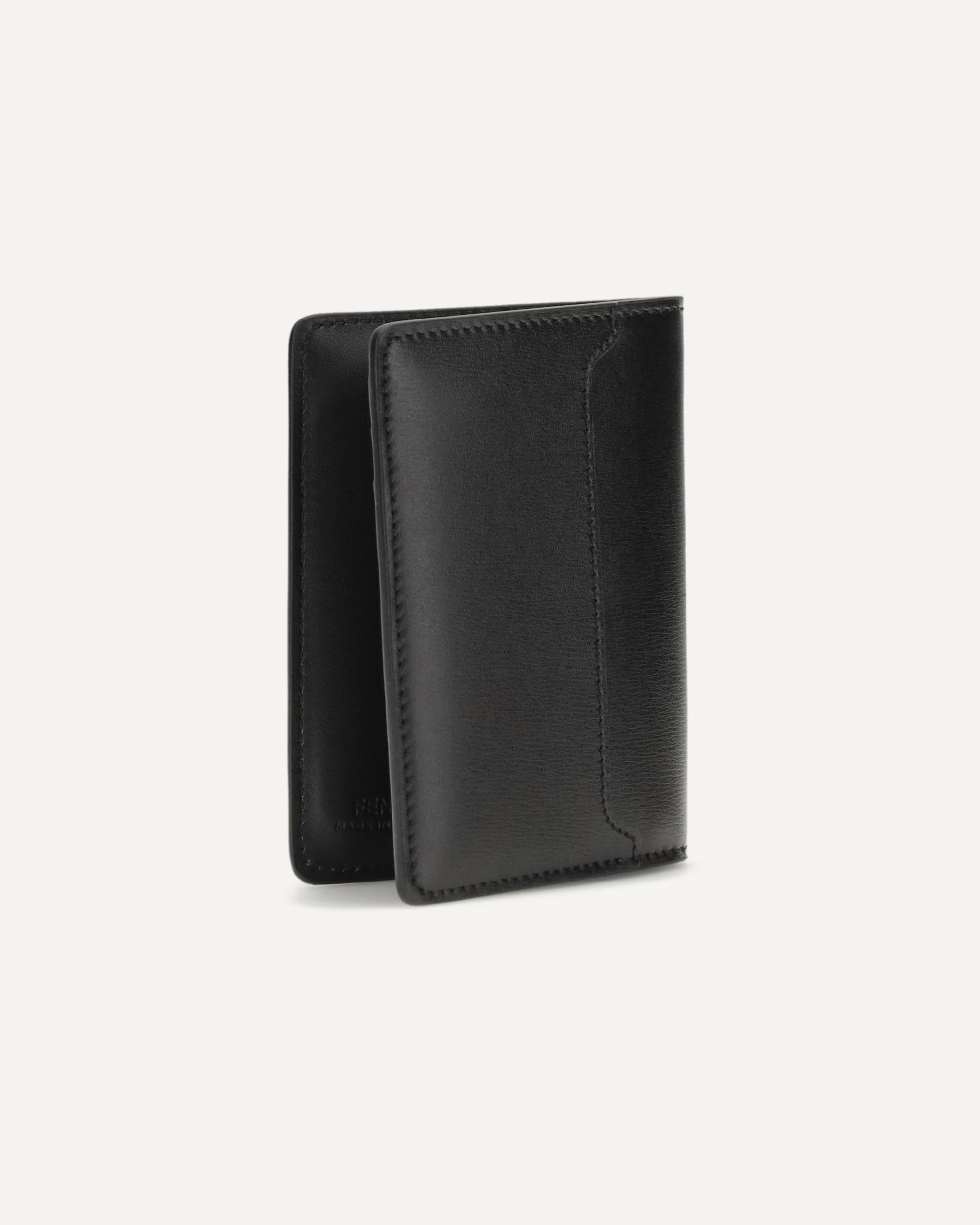 Fendi Leather Card Holder With Ff Detail - alternate view
