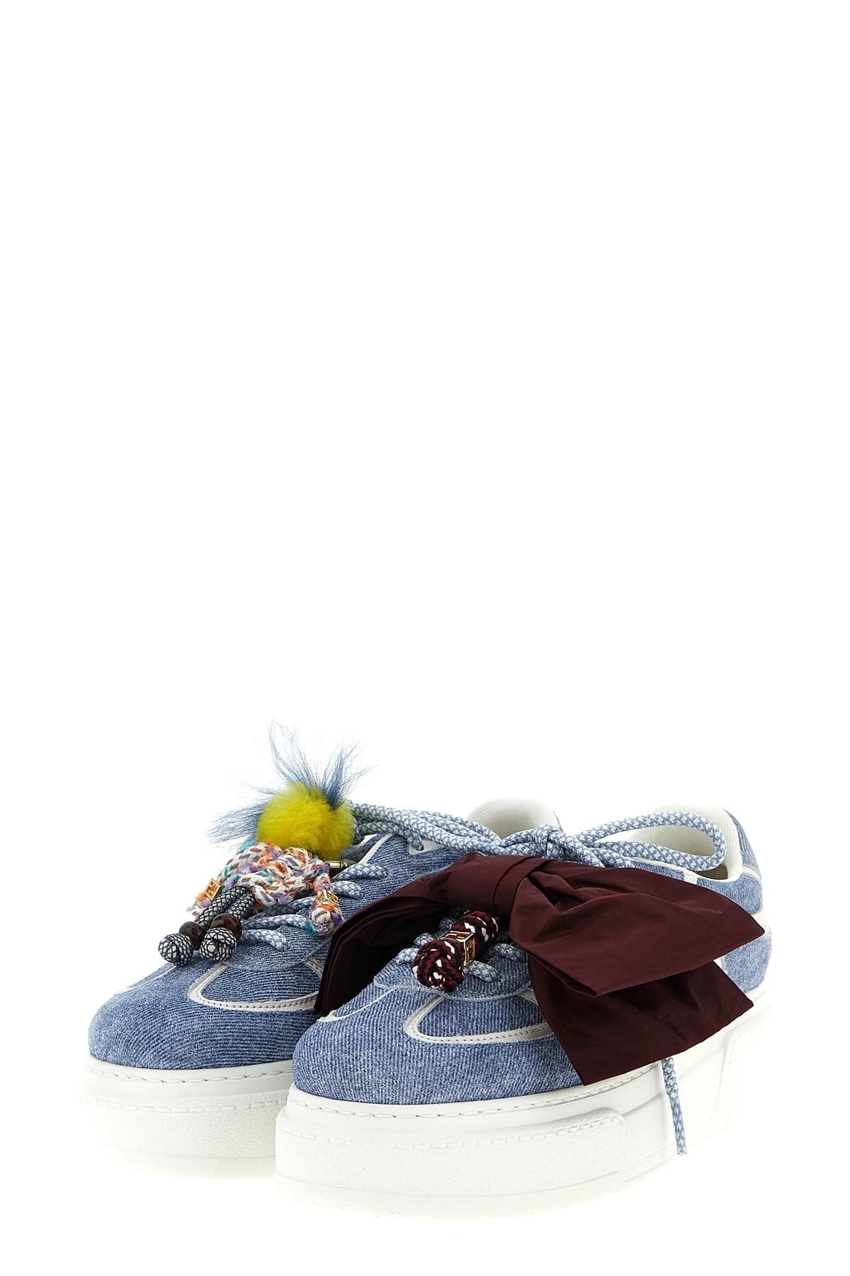 Fendi Fendi Match Suede Sneakers