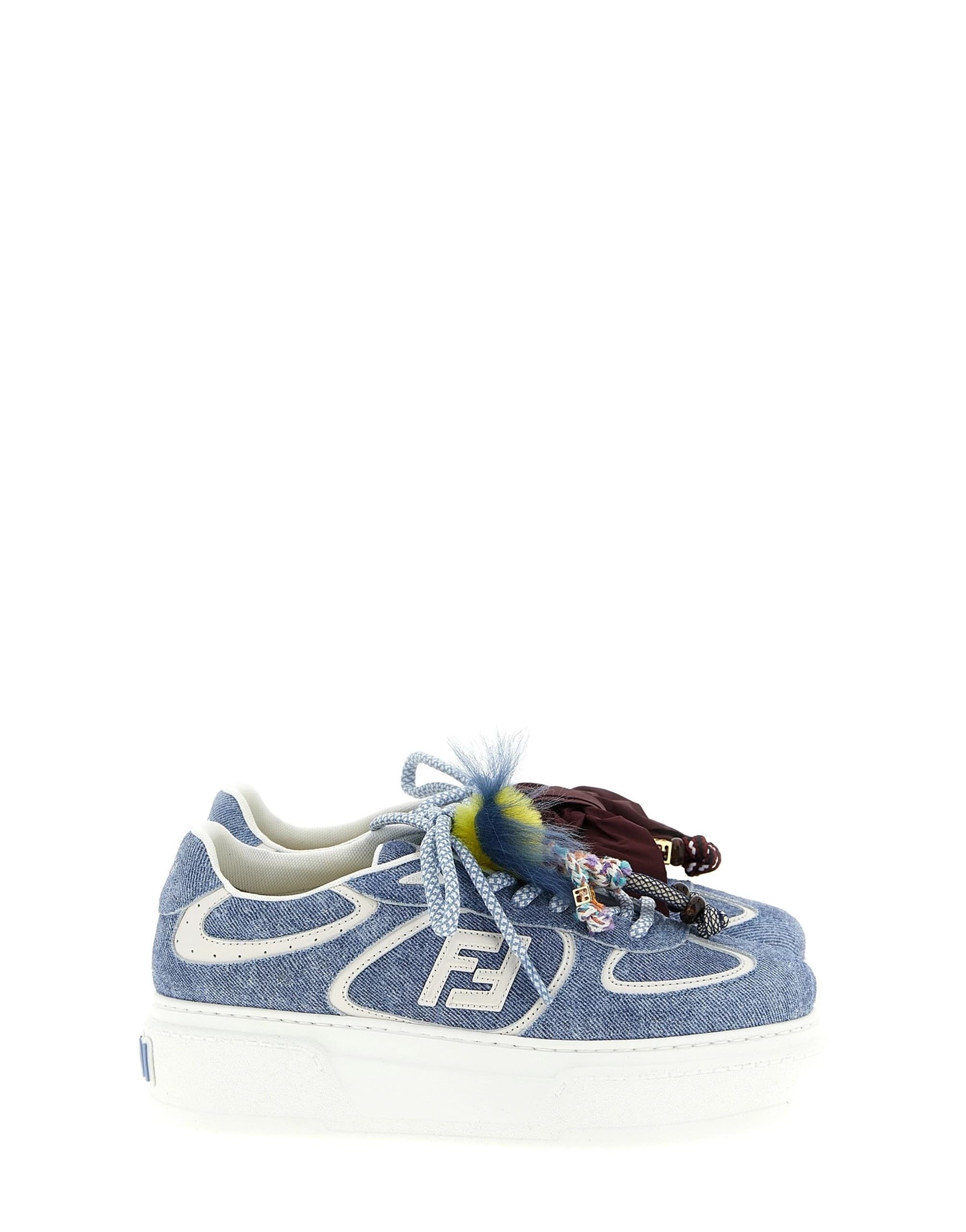 Fendi Fendi Match Suede Sneakers