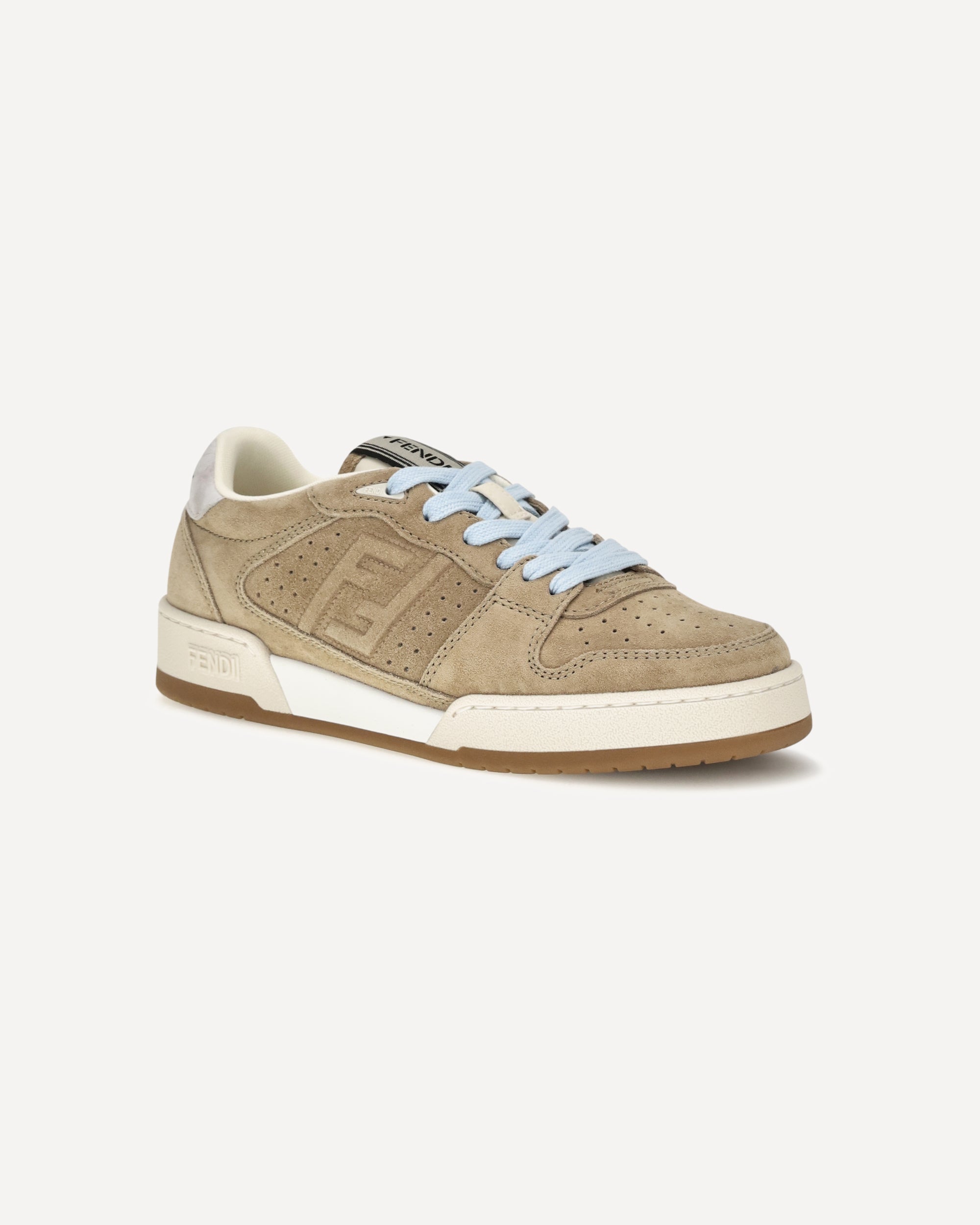 Fendi Match Suede Sneakers