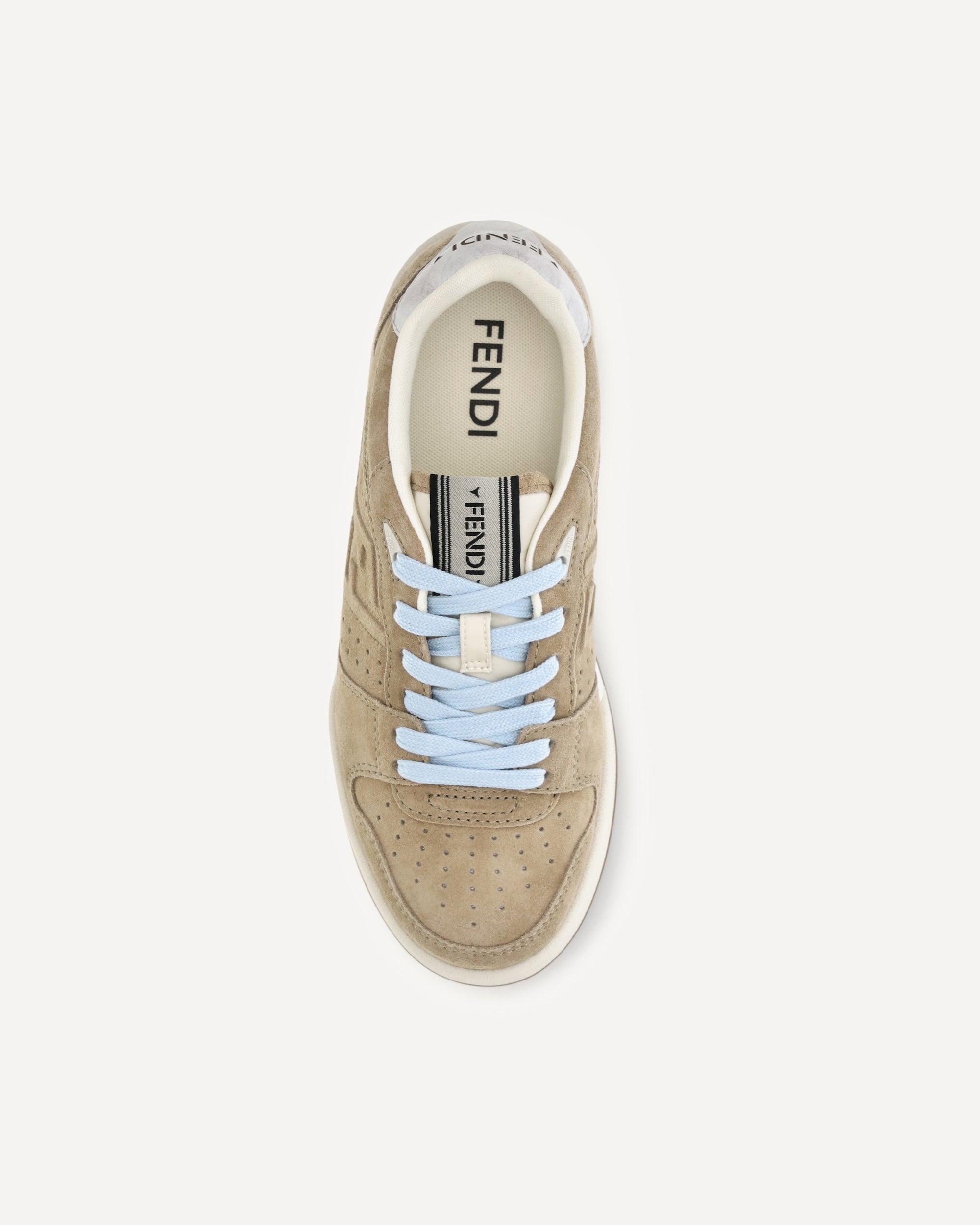Fendi Match Suede Sneakers