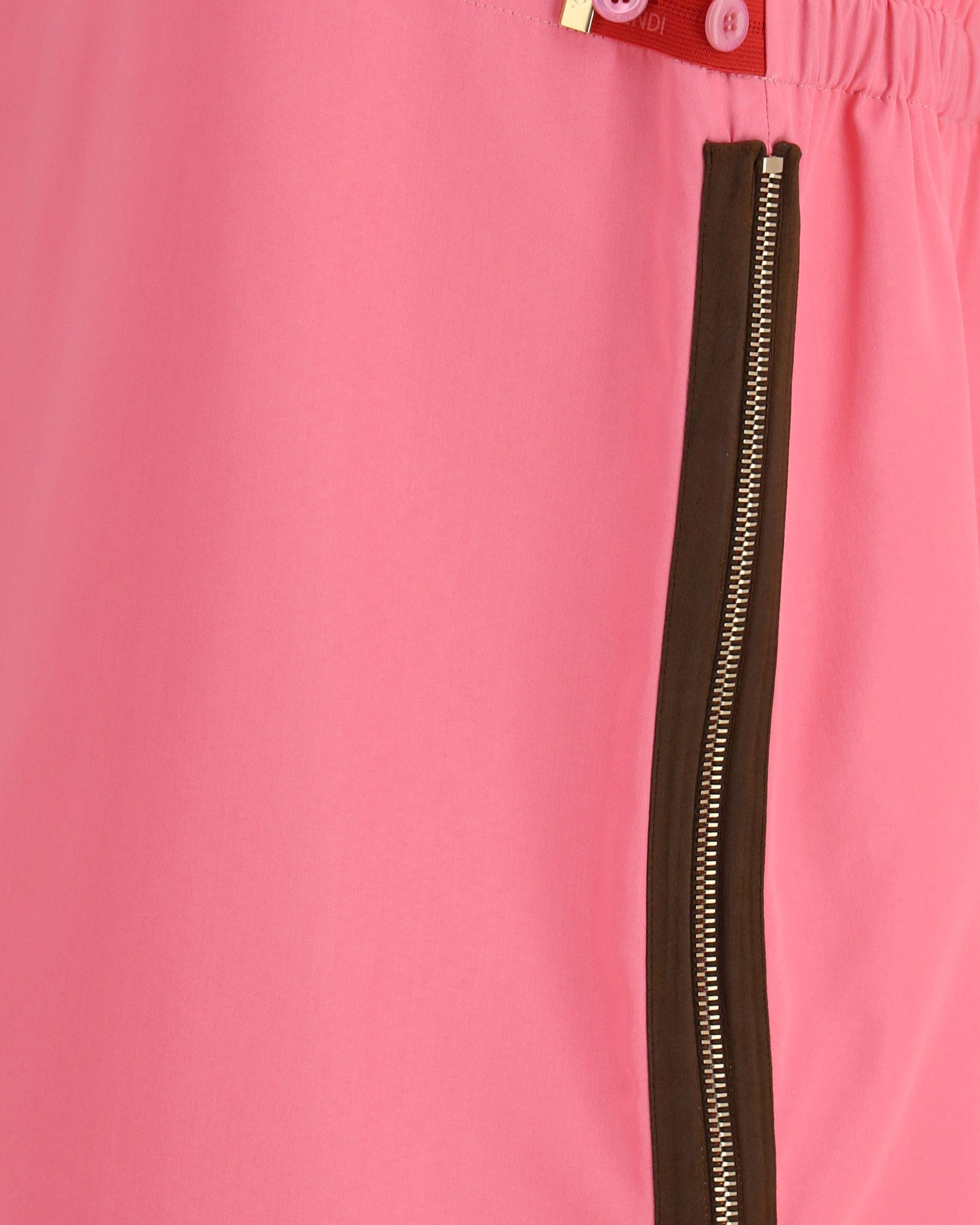 Fendi Midi Skirt With Zip Detailing