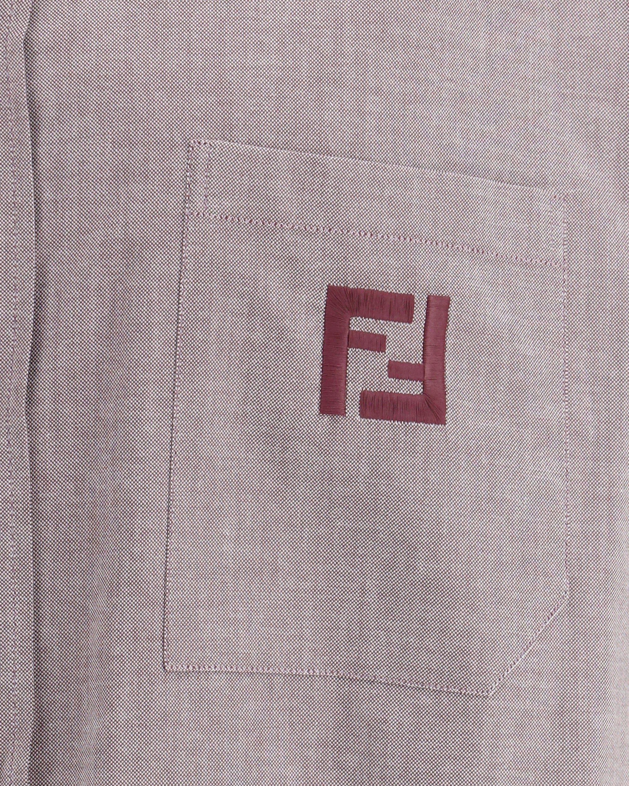 Fendi Oxford Cotton Shirt