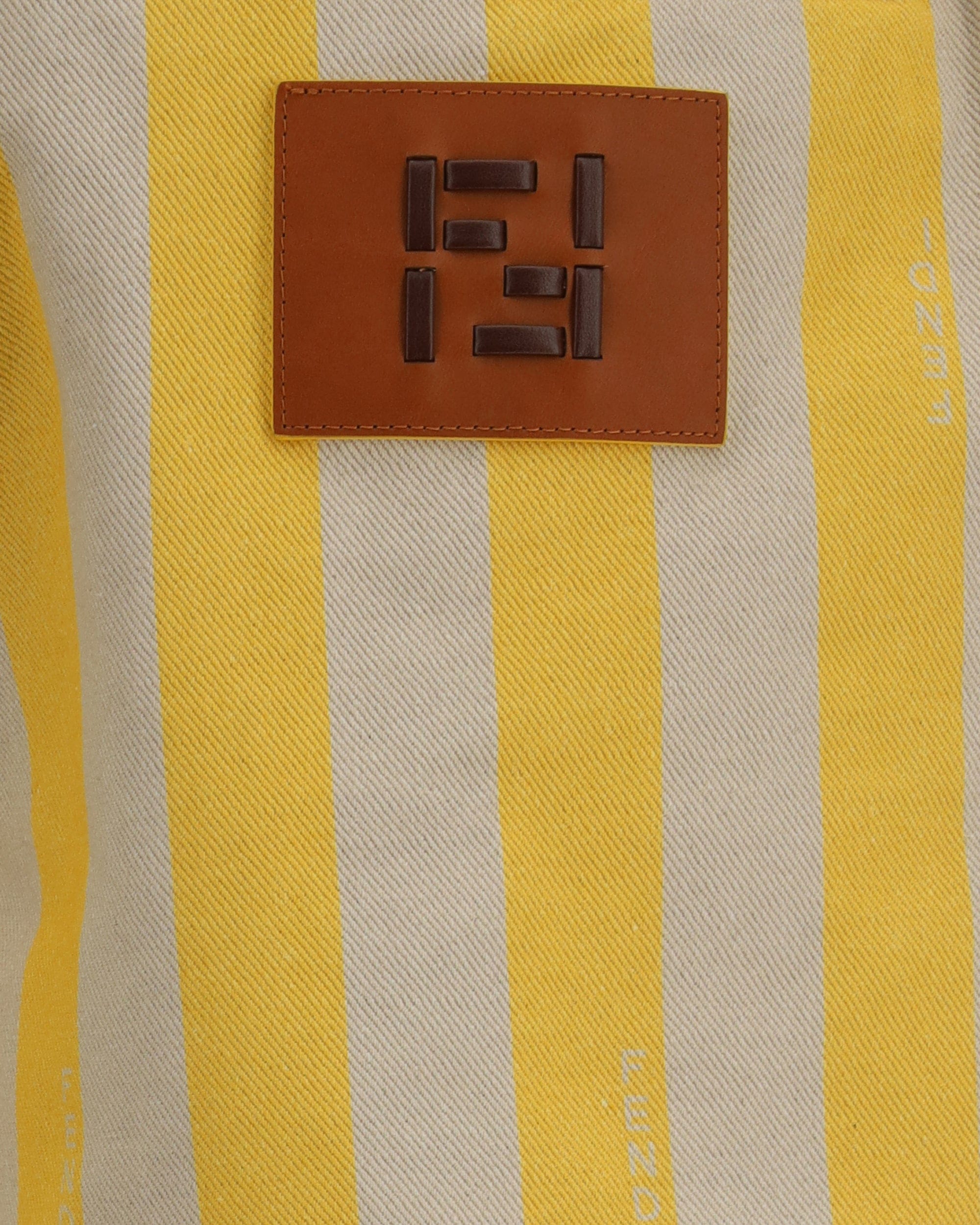 Fendi Pequin Striped Shorts With Ff Selleria