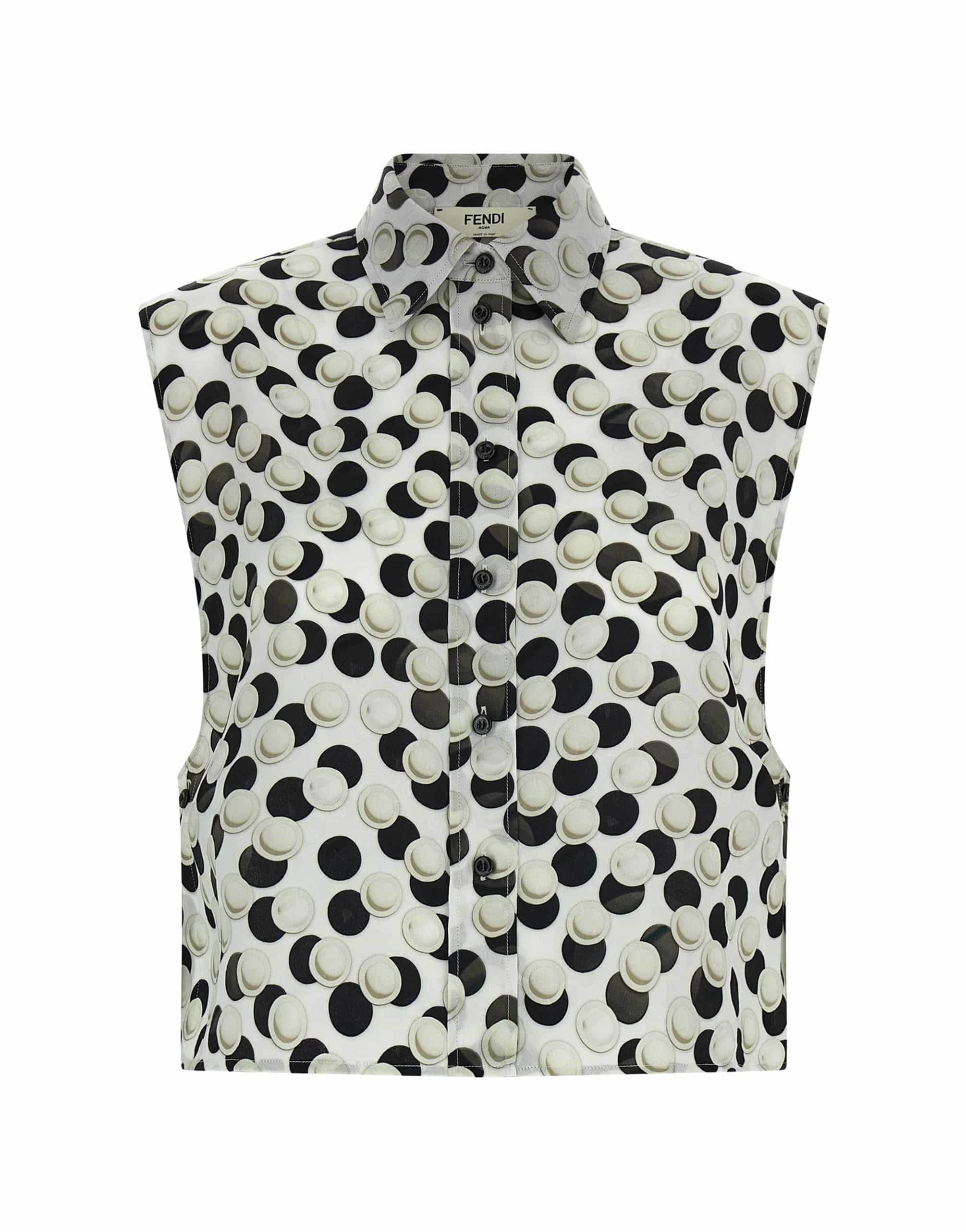 Fendi Fendi Polka Dot Crop Top