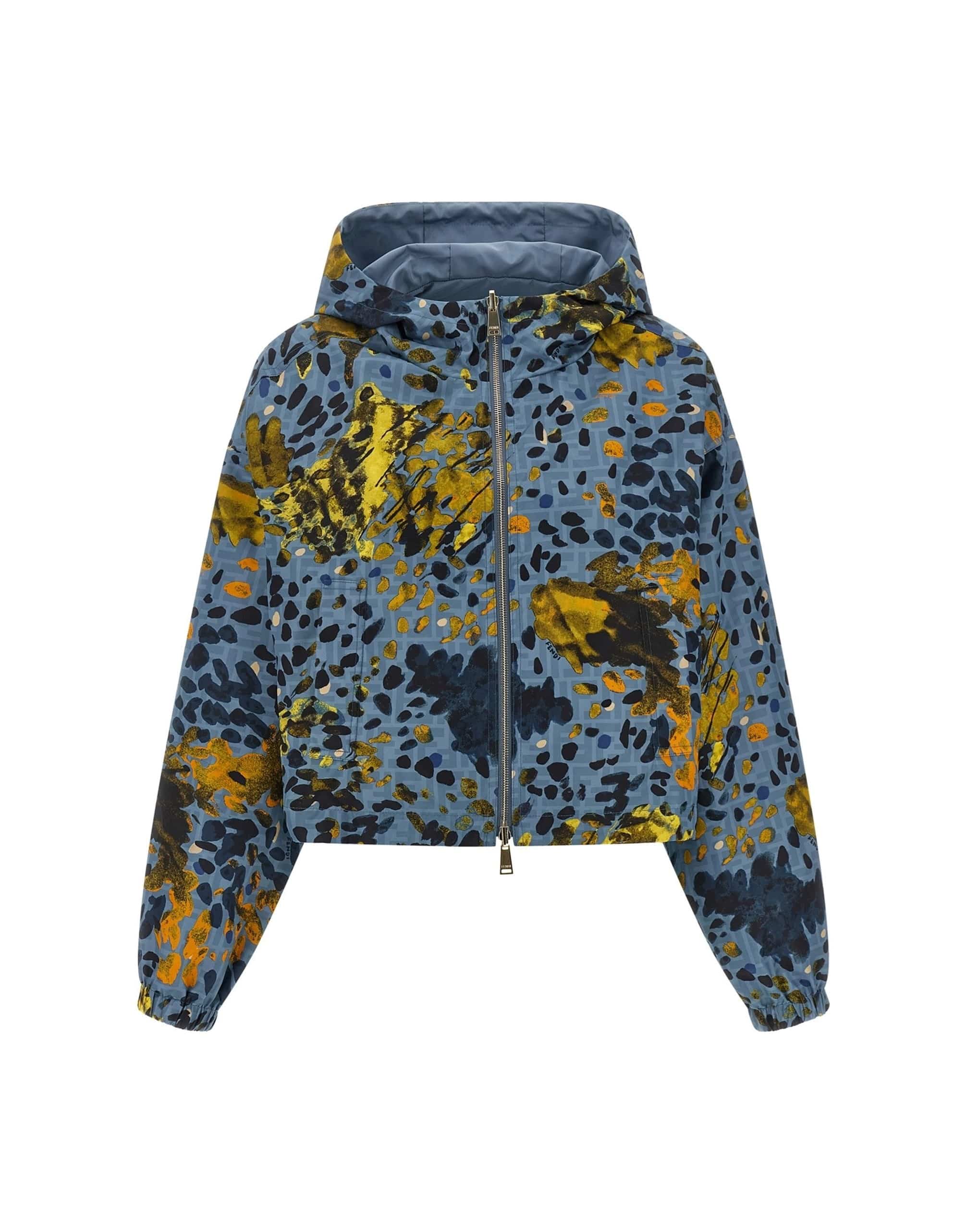 Fendi Fendi Reversible Falena Print Windbreaker