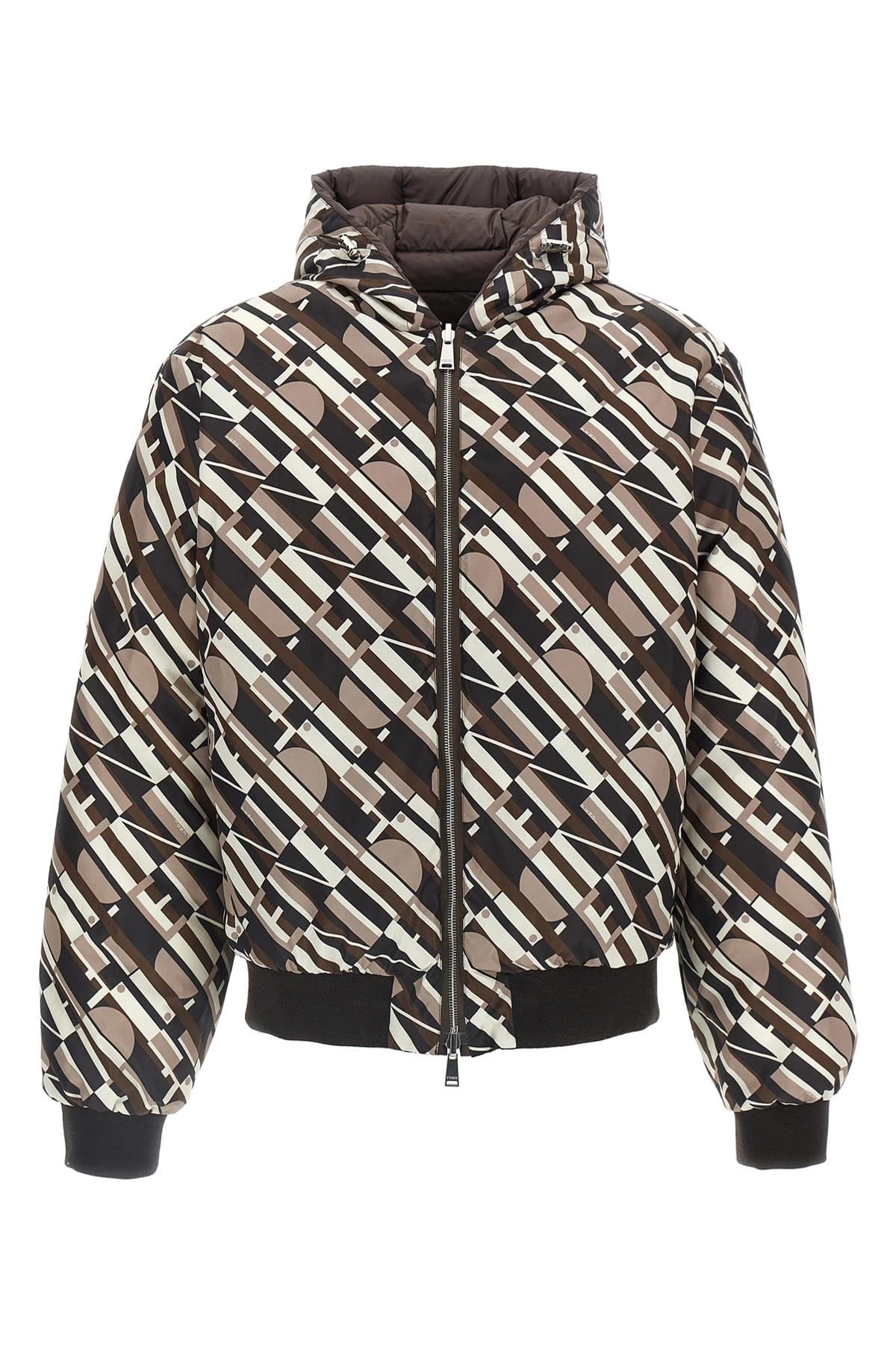 Fendi Omkeerbare Gewatteerde Donsjas - alternate view