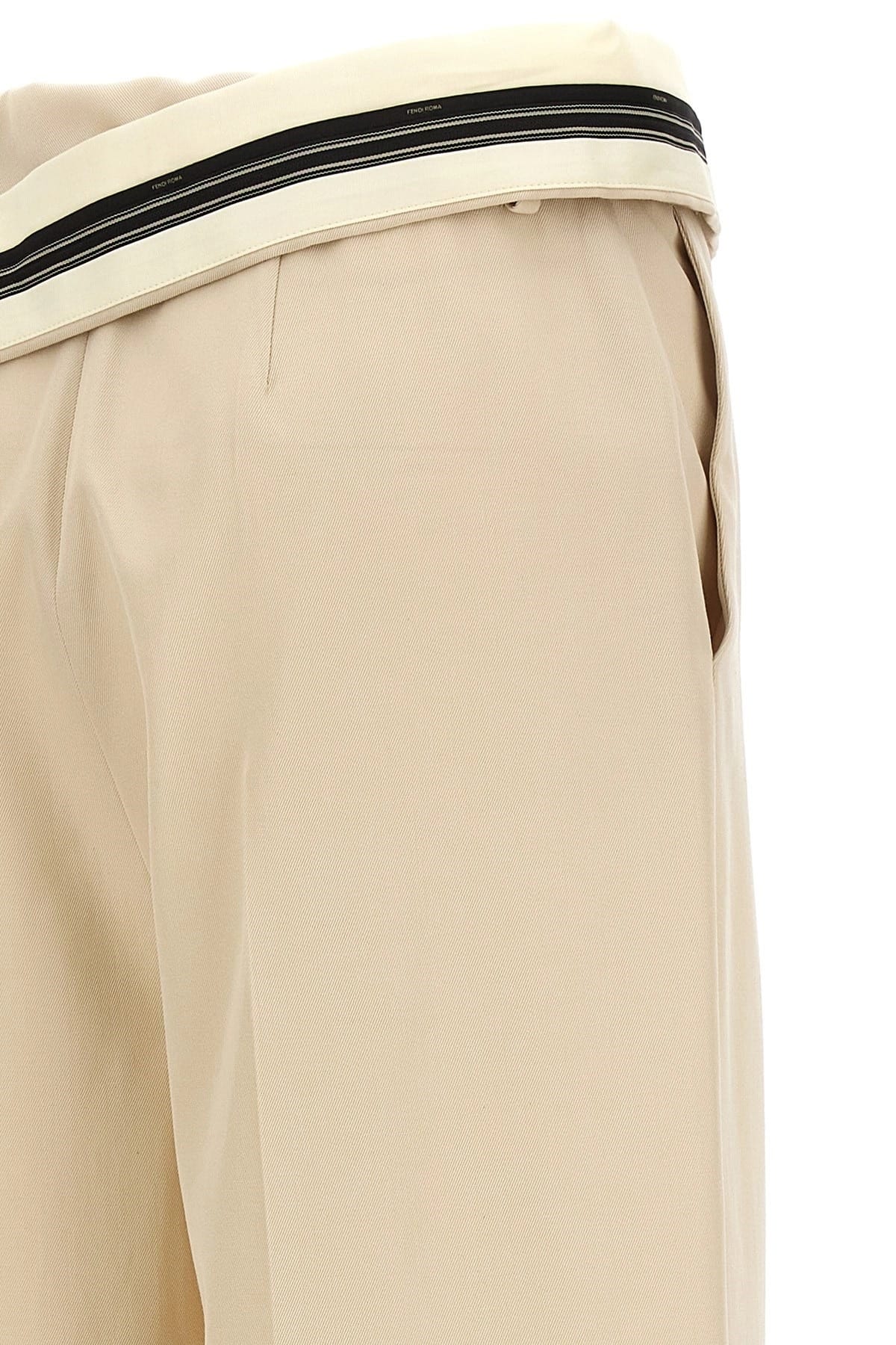 Fendi Fendi Roma Gabardine Trousers