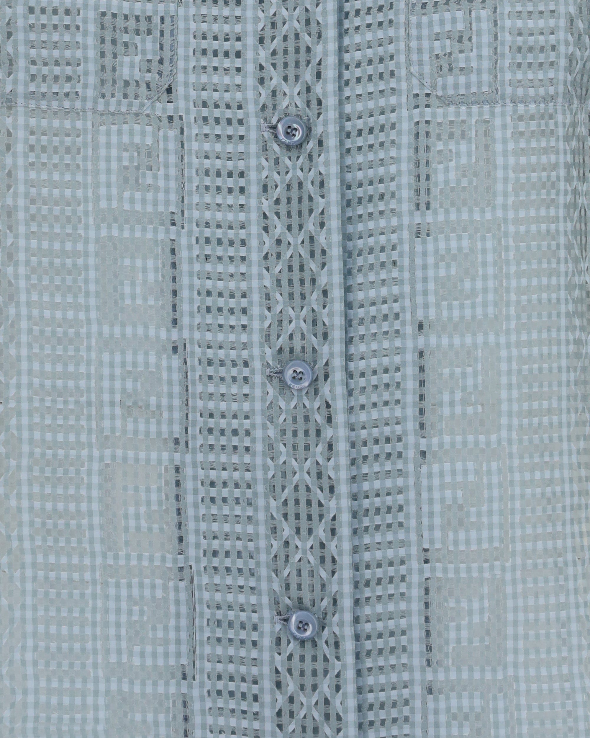 Fendi Fendi Silk-Blend Dévoré Shirt
