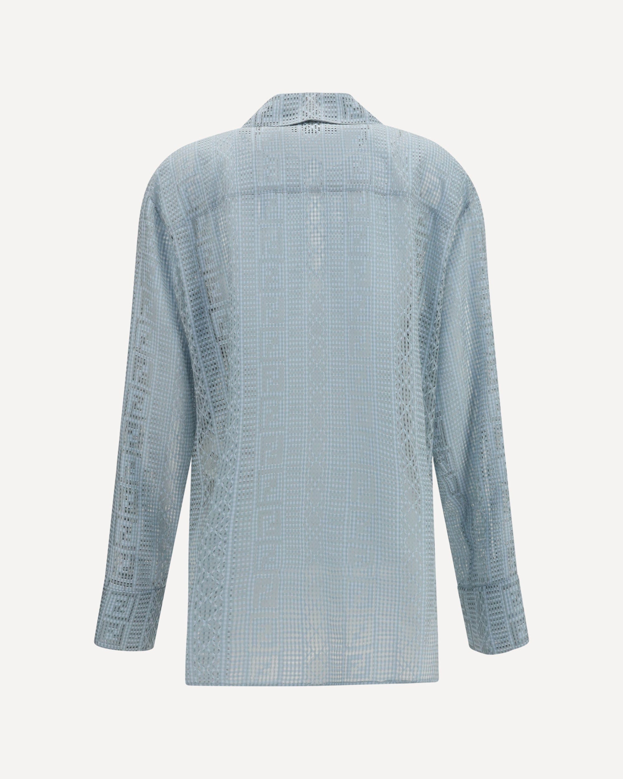 Fendi Silk-Blend Dévoré Shirt - alternate view