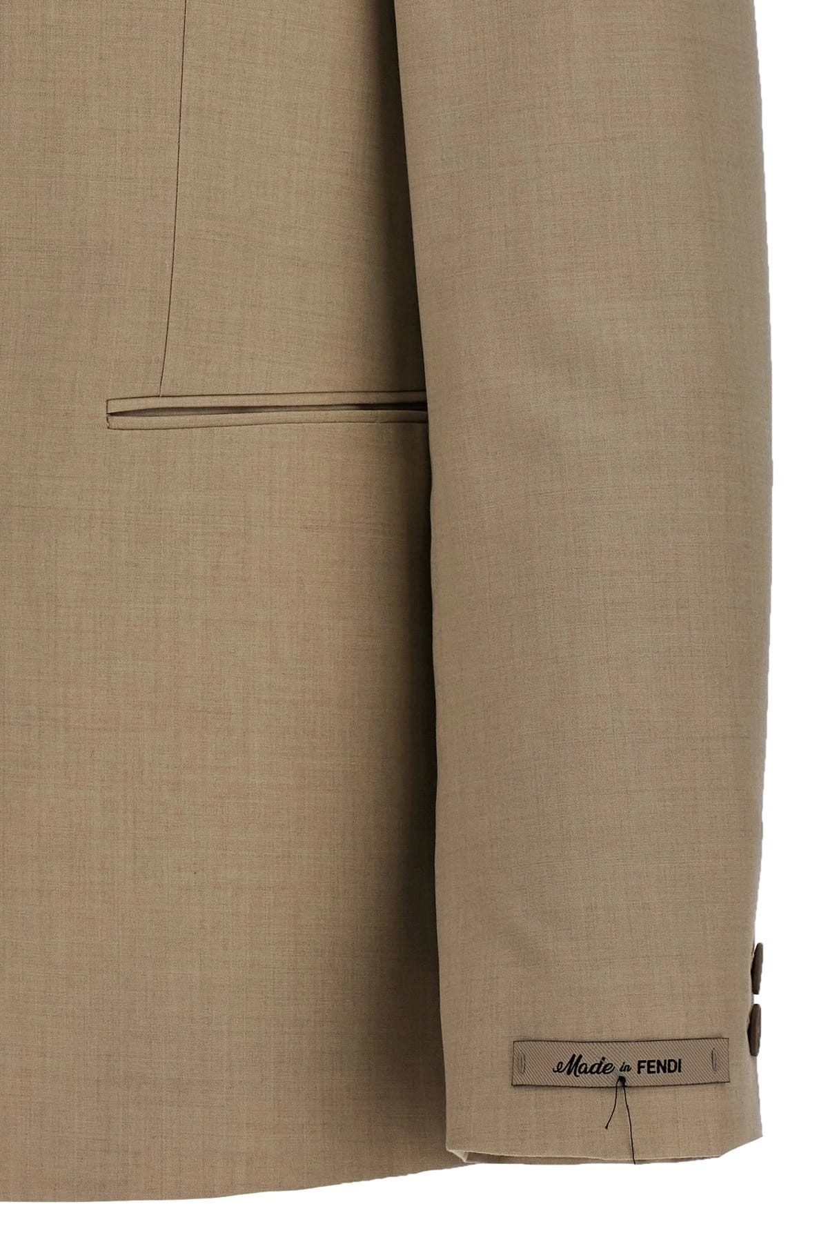 Fendi Fendi Single-Breasted Wool Blazer