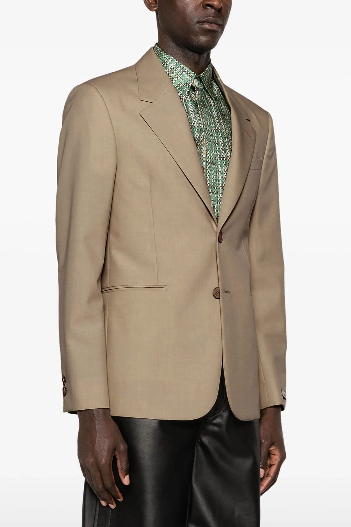 Fendi Single-Breasted Wool Blazer - alternate view