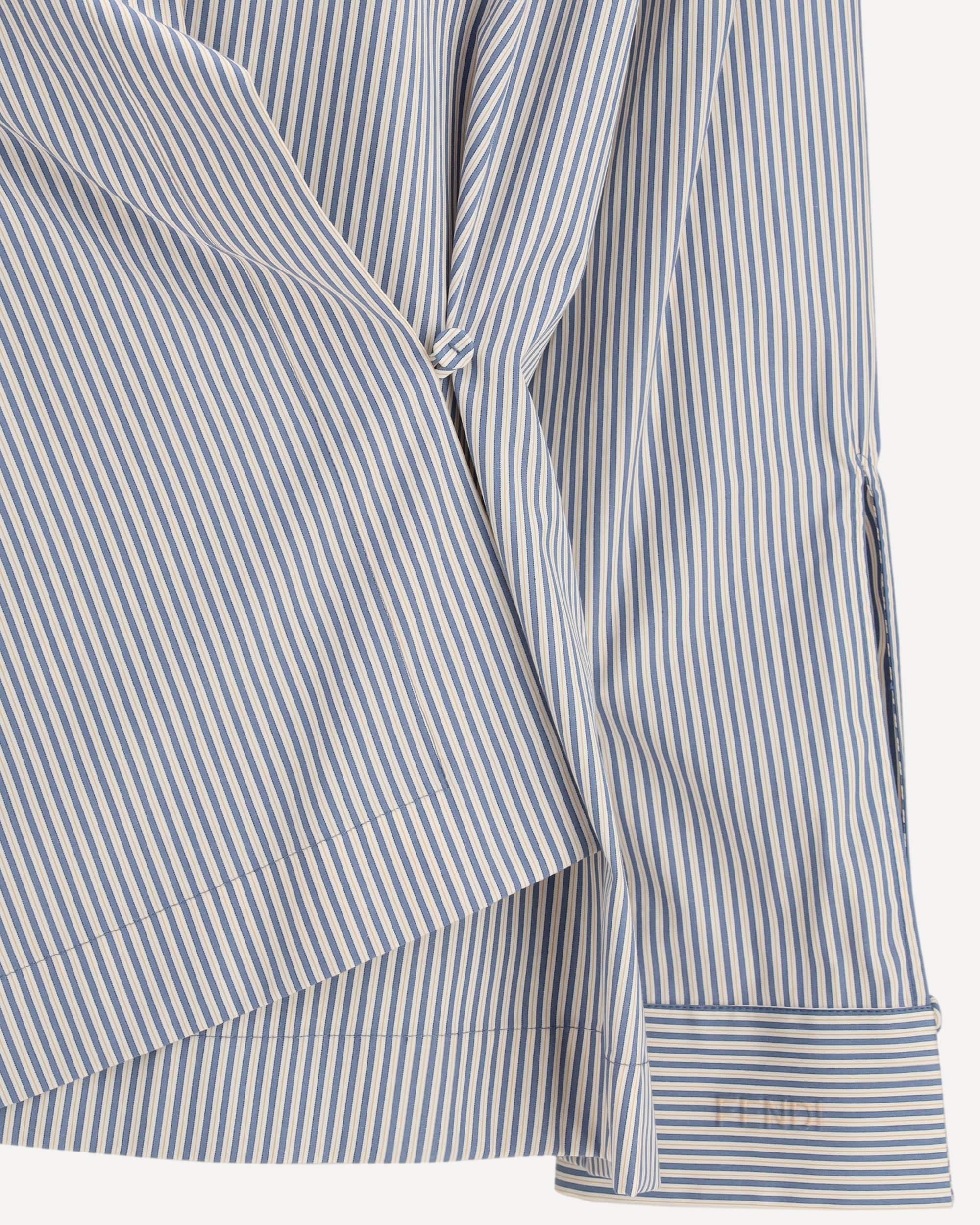 Fendi Striped Shirt With Cut-Out Detail