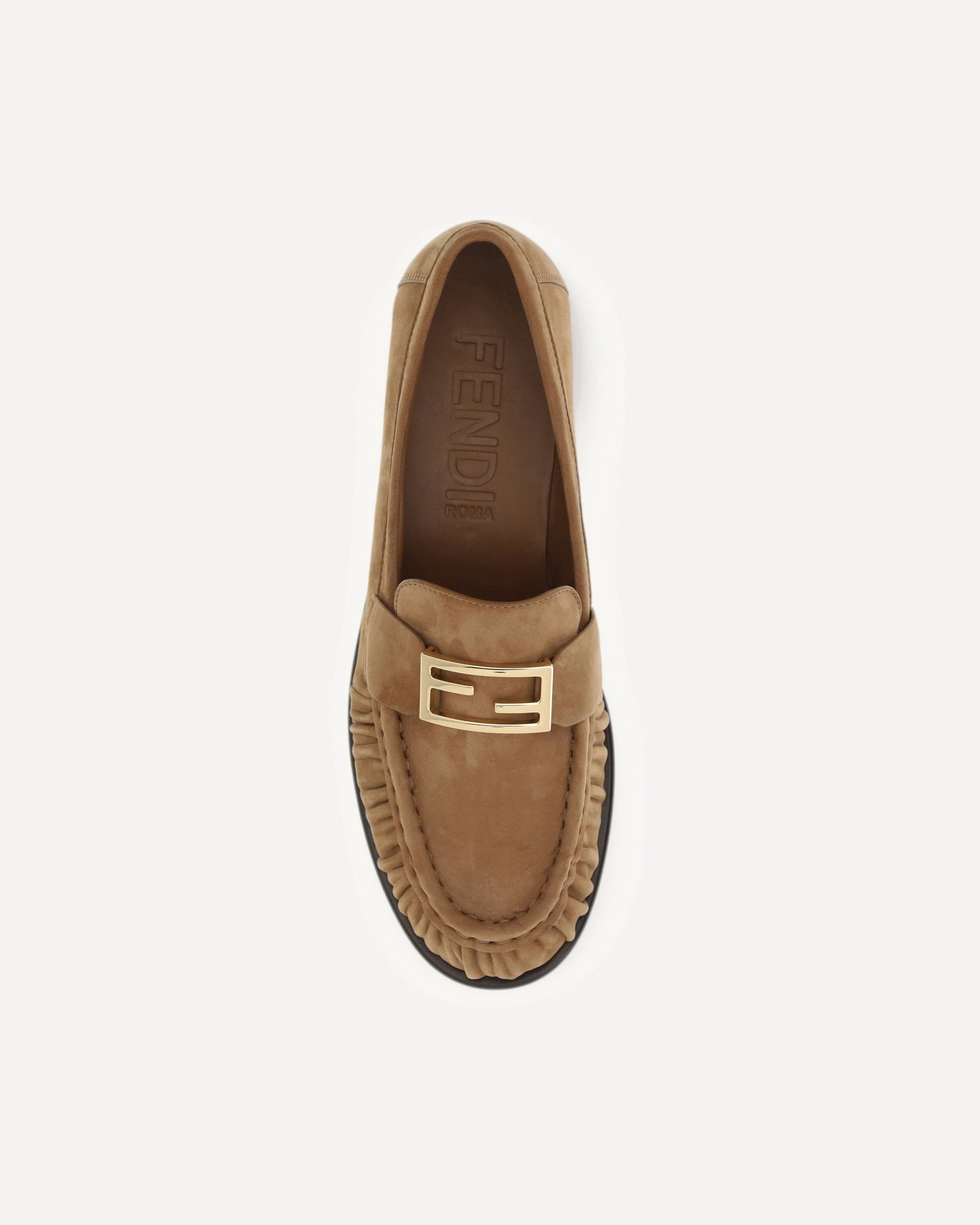 Fendi Suede Loafers