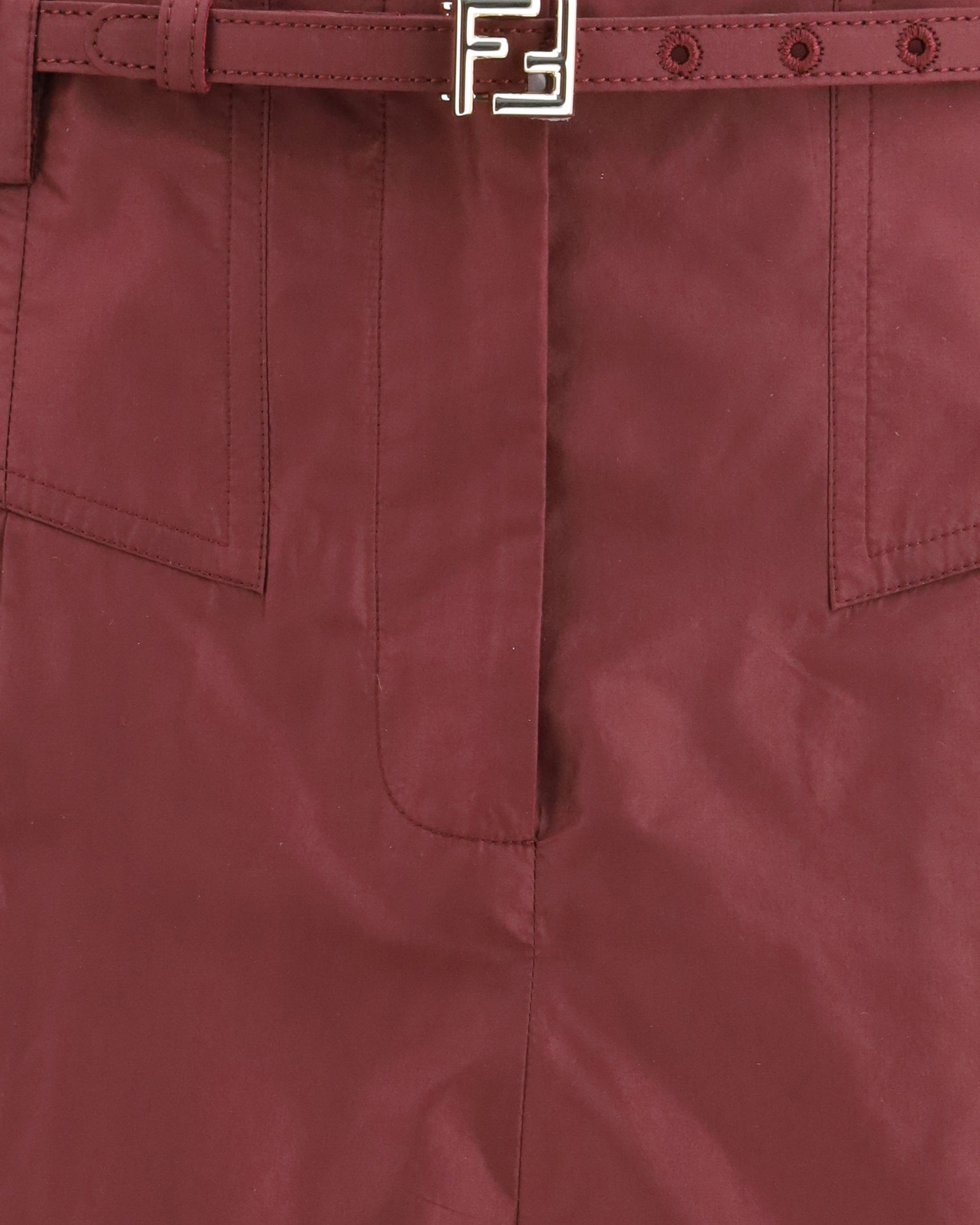 Fendi Taffeta Silk Trousers