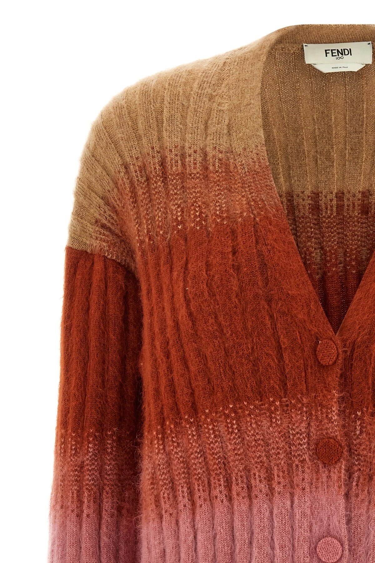 Fendi Fendi Vanisé Knit Cardigan