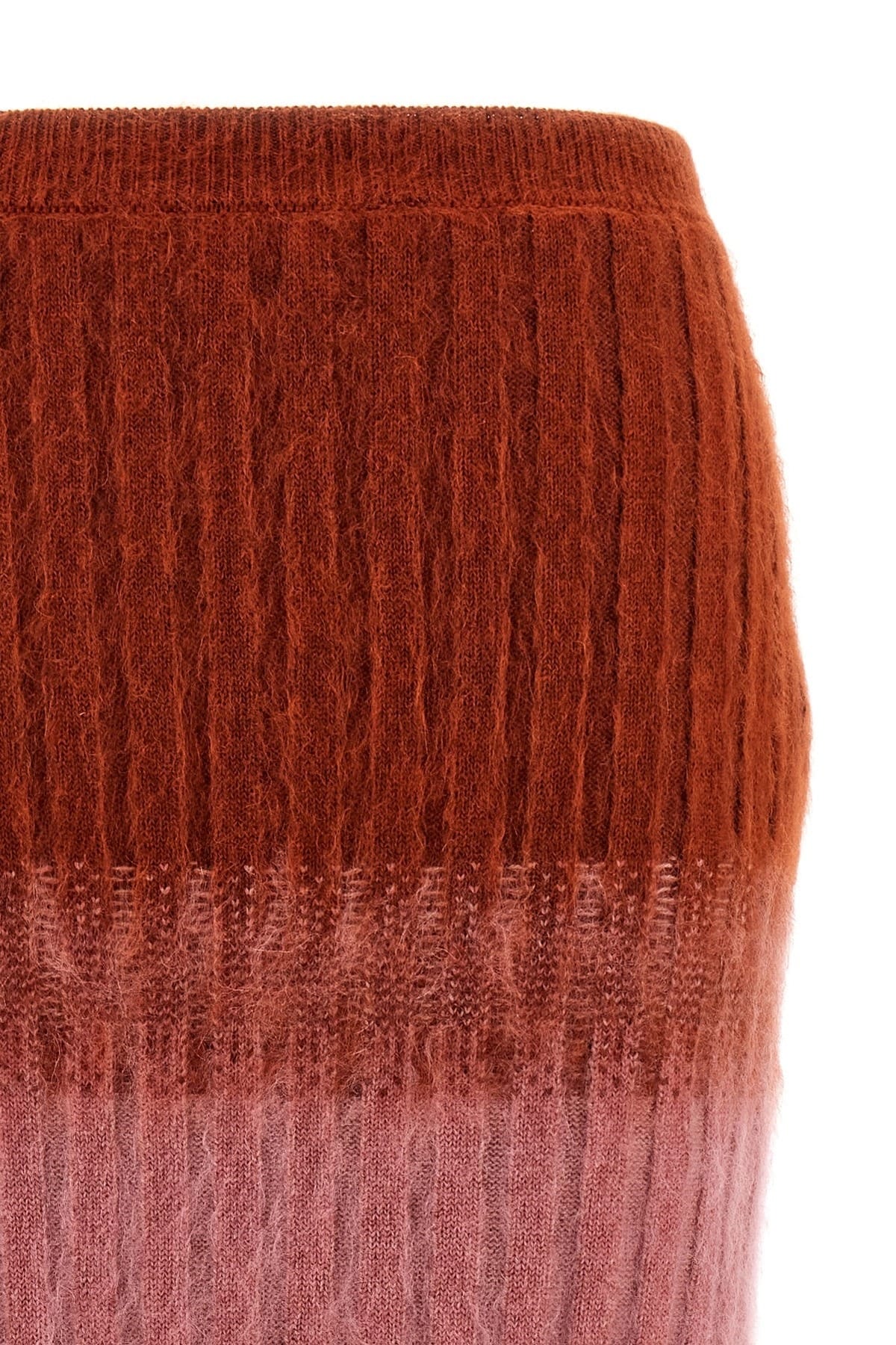 Fendi Fendi Wool Mohair Midi Skirt