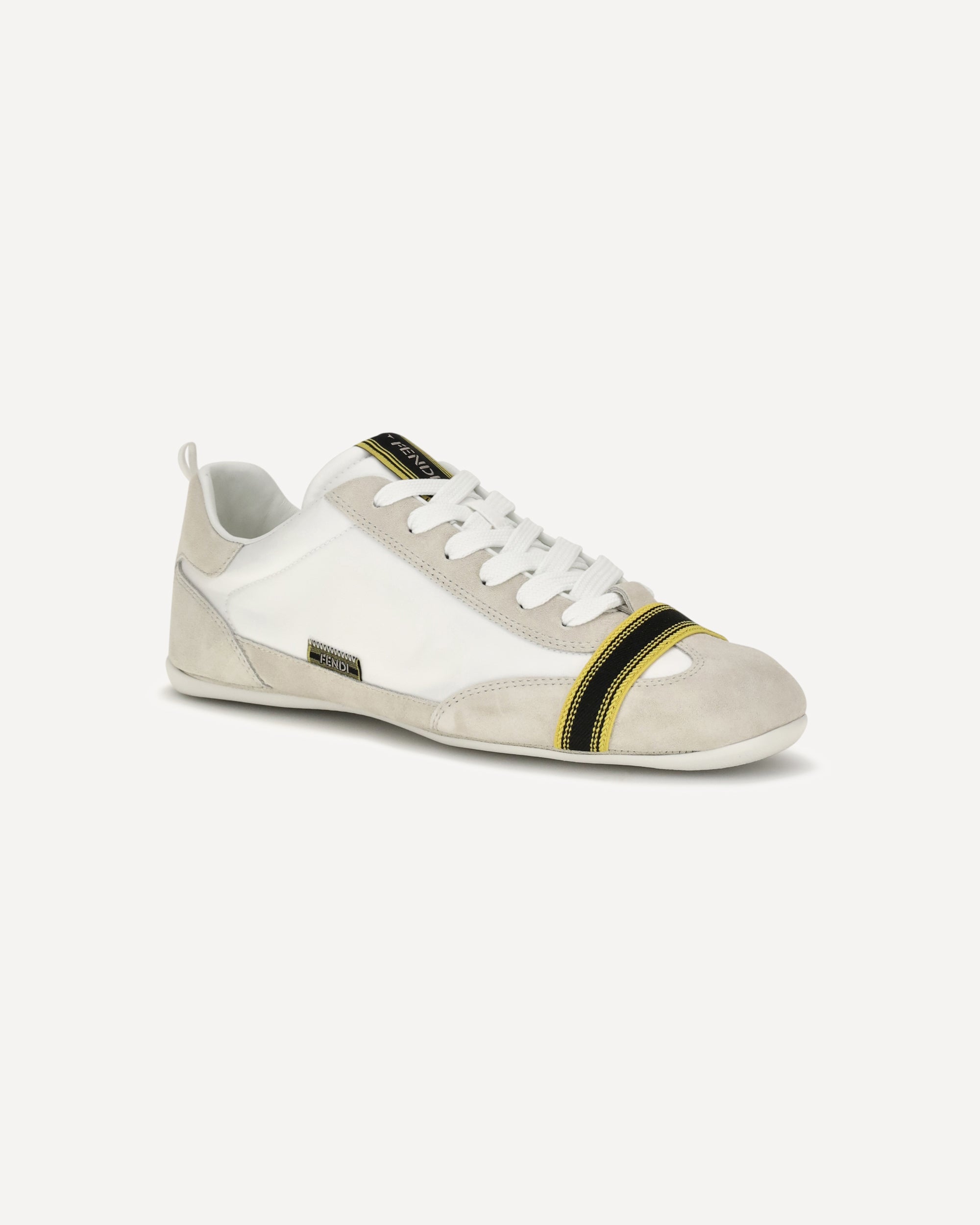 Fendi Wrap Suede Fabric Sneakers
