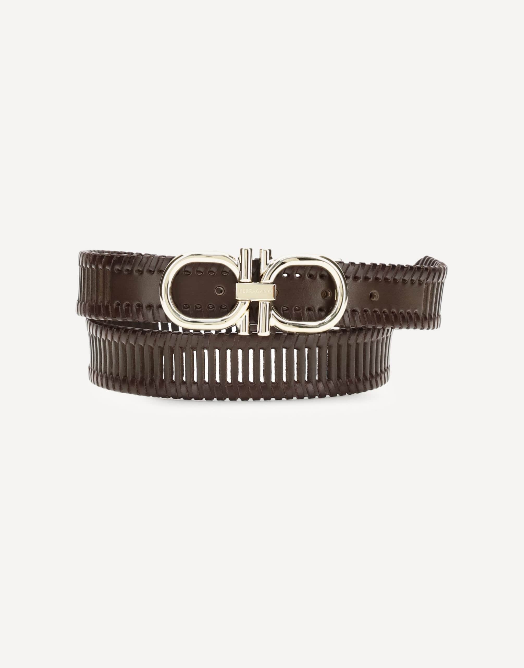 Ferragamo Adjustable Gancini Belt