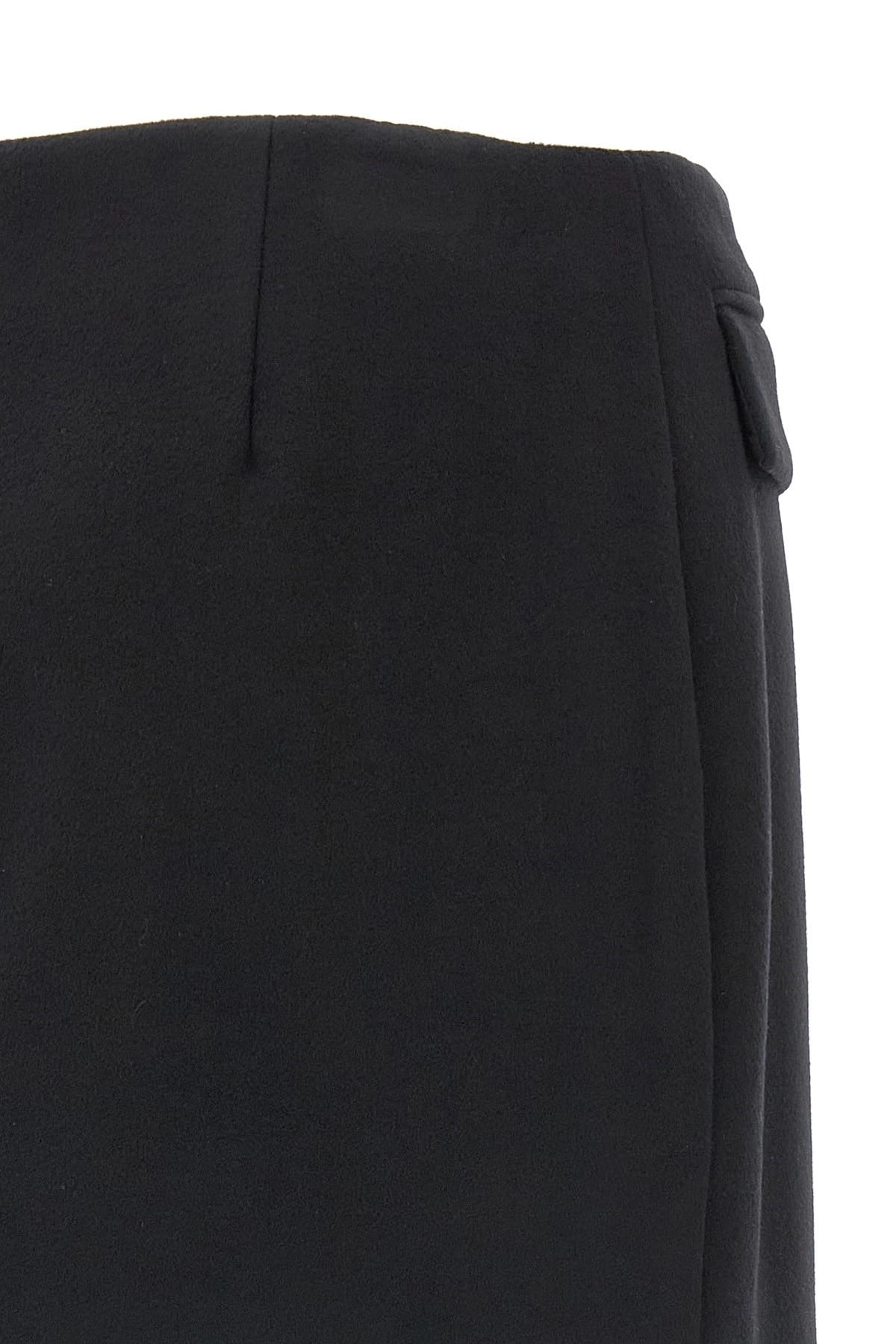 Ferragamo Ferragamo Cashmere Wool Mini Skirt