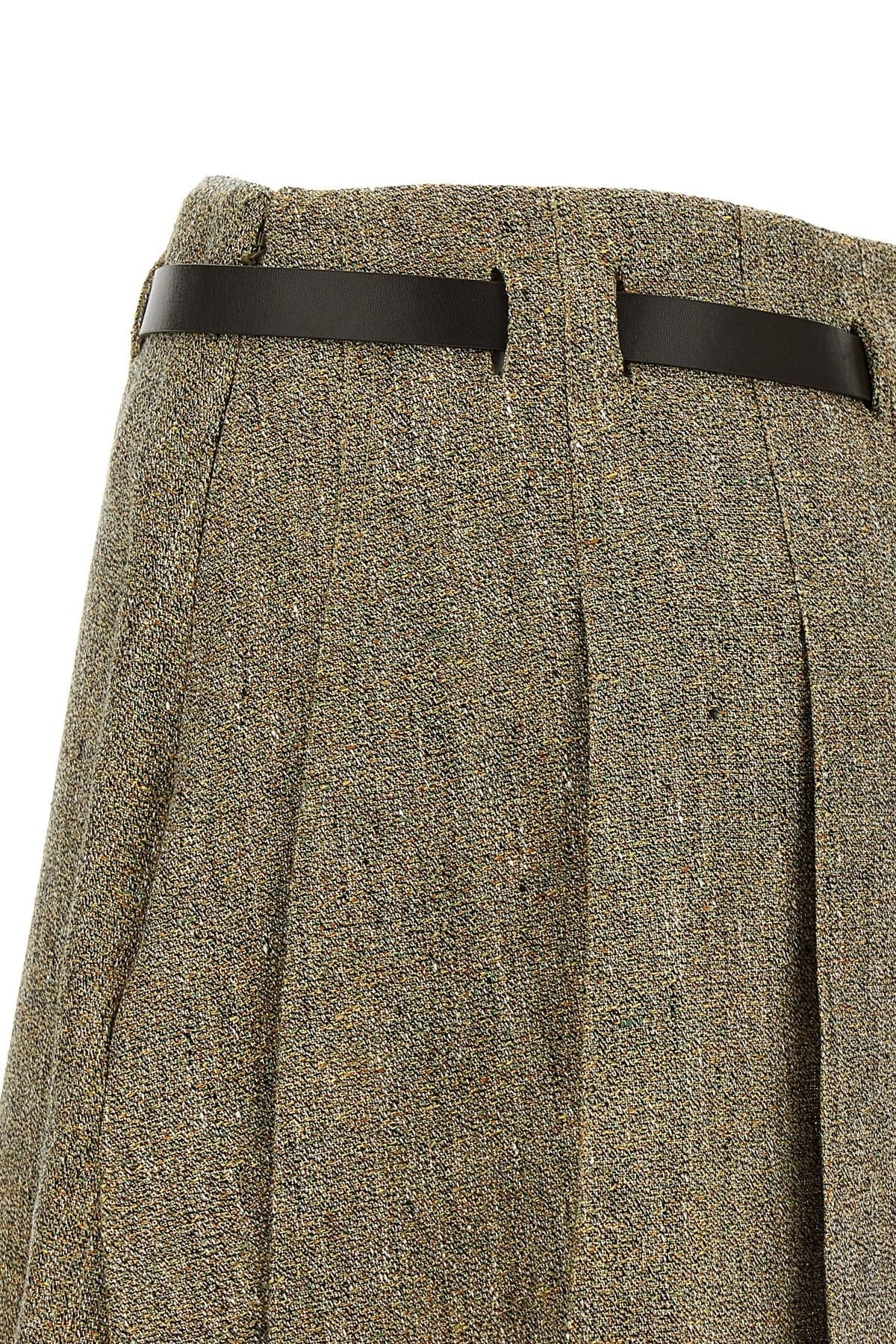 Minifalda con cinturón Ferragamo Gancini