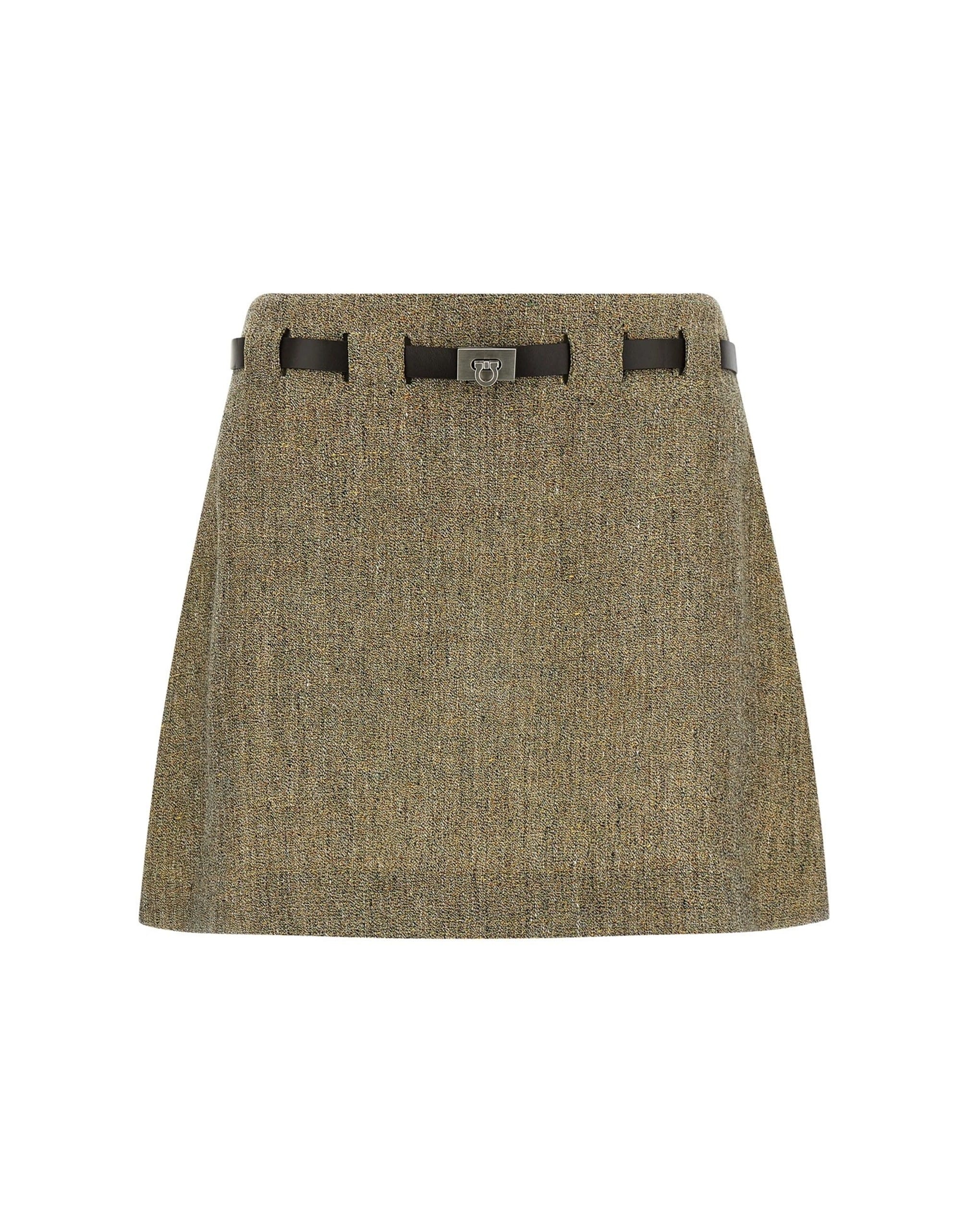 Ferragamo Gancini Minirock mit Gürtel