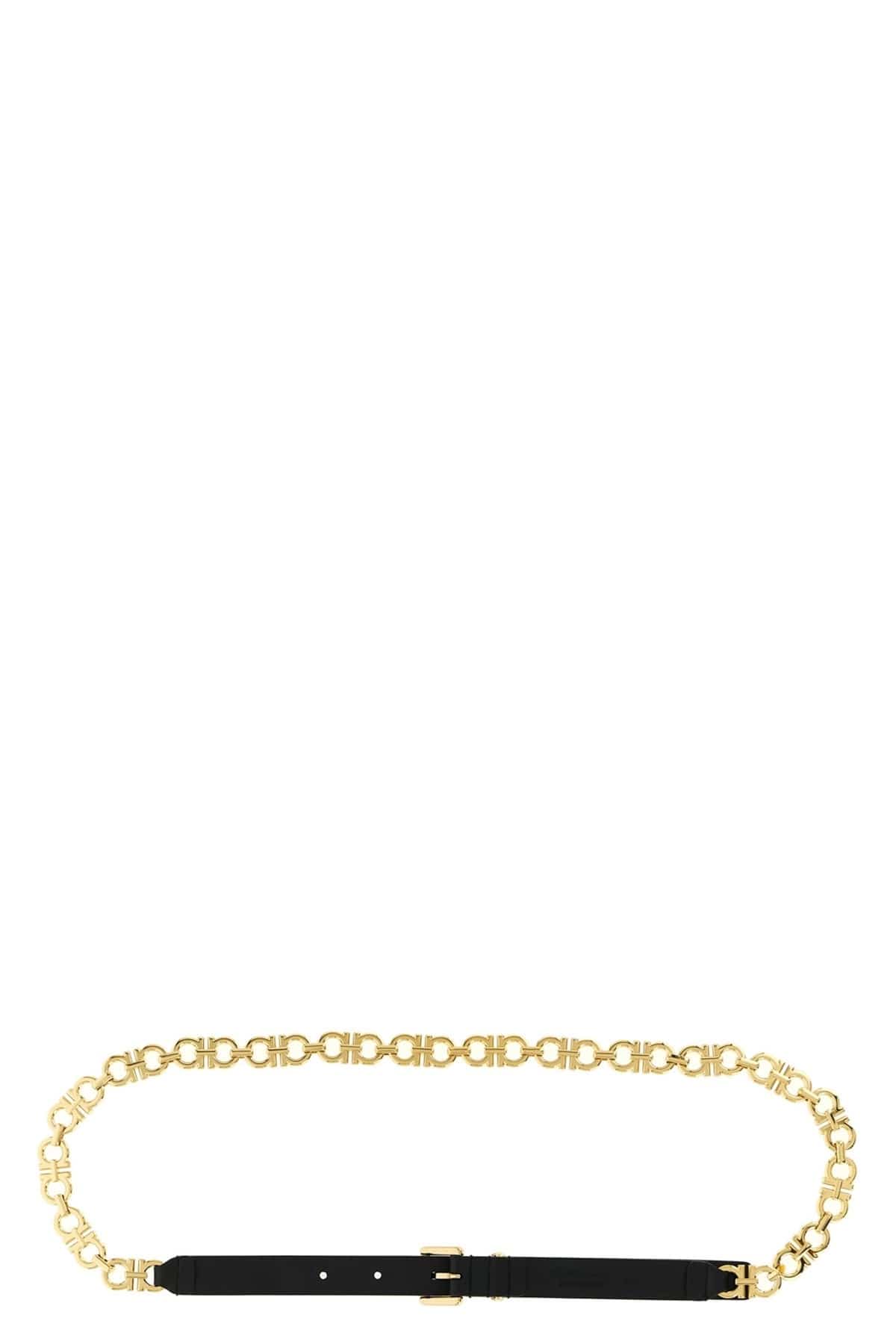 Ferragamo Gancini Lederketten-Gürtel - alternate view
