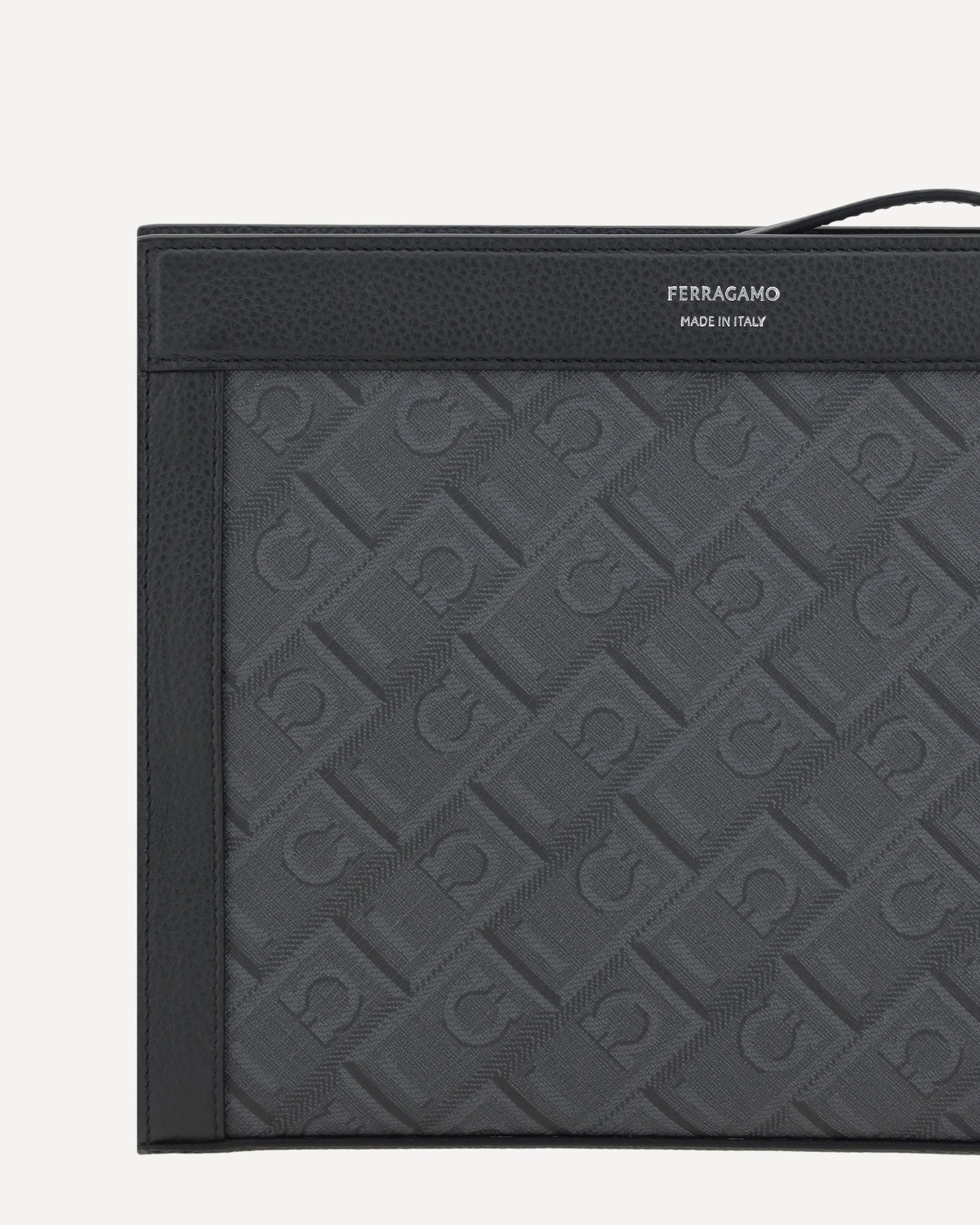 Ferragamo Gancini Pattern Pouch