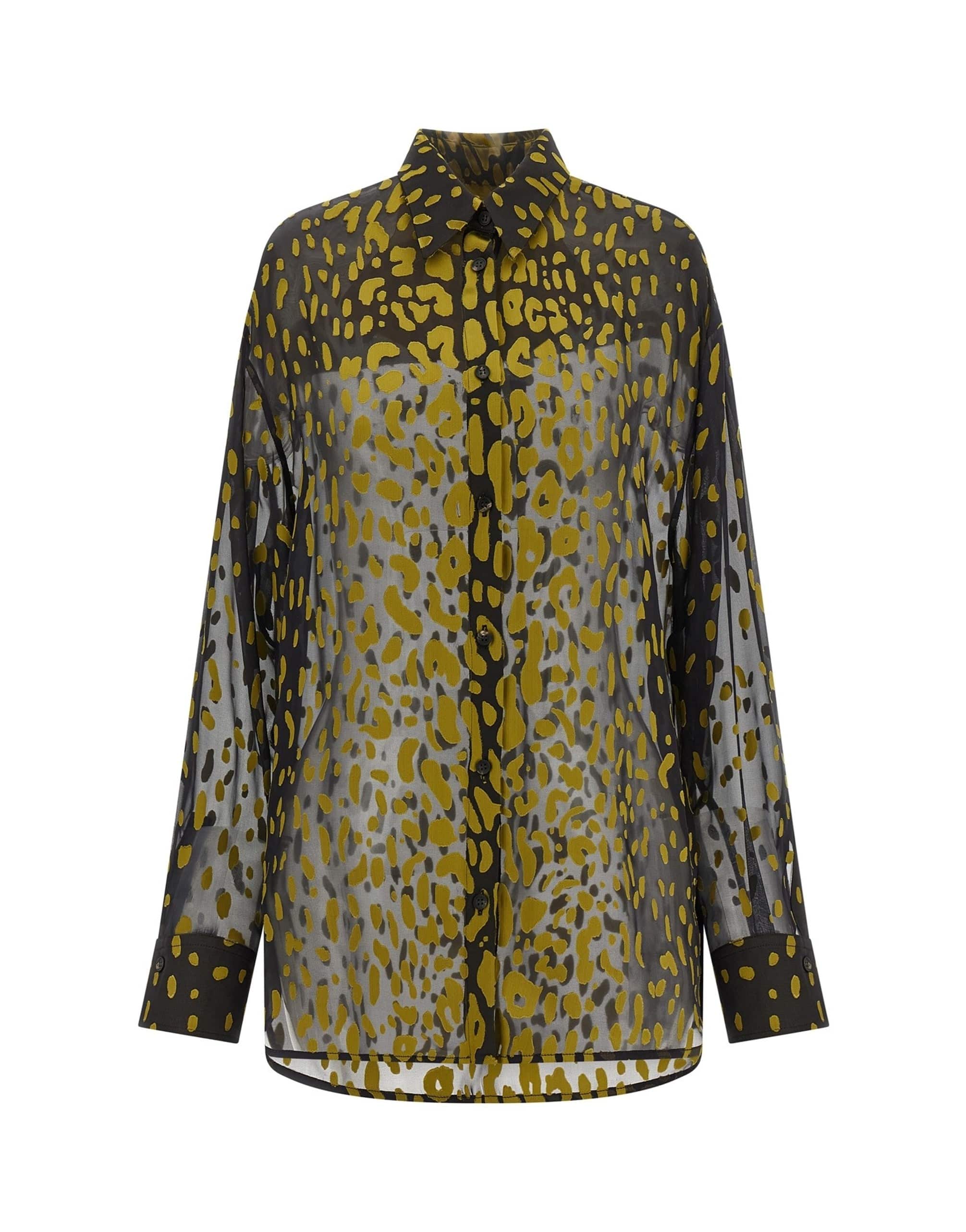 Ferragamo Ferragamo Georgette Devoré Shirt