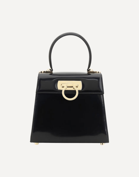 ✨美品✨Salvatore Ferragamo パーティバッグ　サークルハンドル Ferragamo アイコニックハンドバッグ | Sendegaro JP