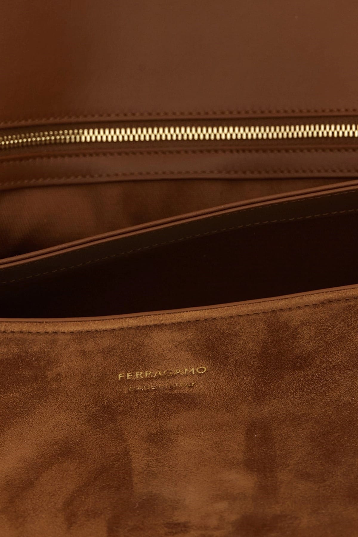 Ferragamo Ferragamo L Suede Shoulder Bag