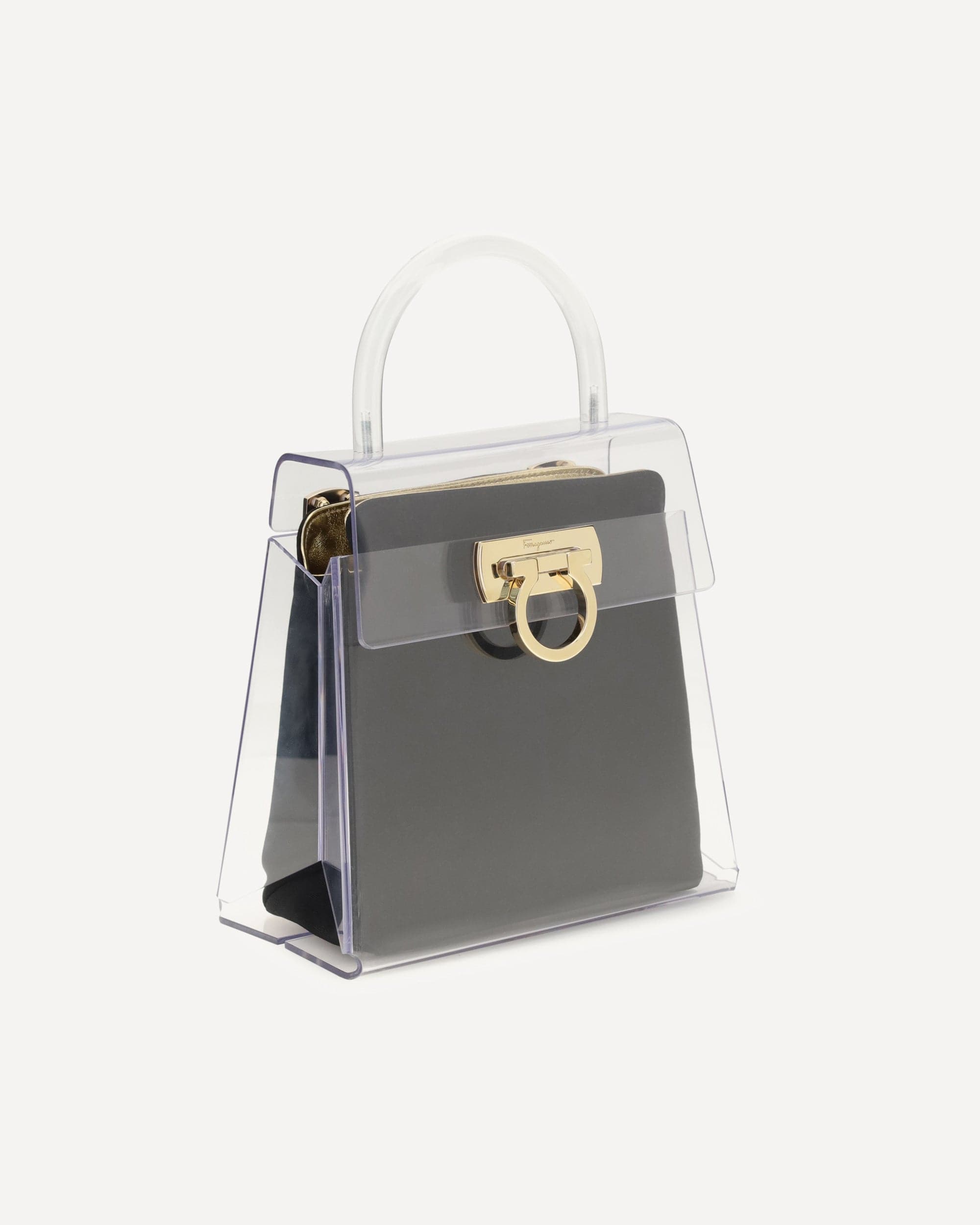 Ferragamo Bolso de mano con asa superior de PVC - alternate view