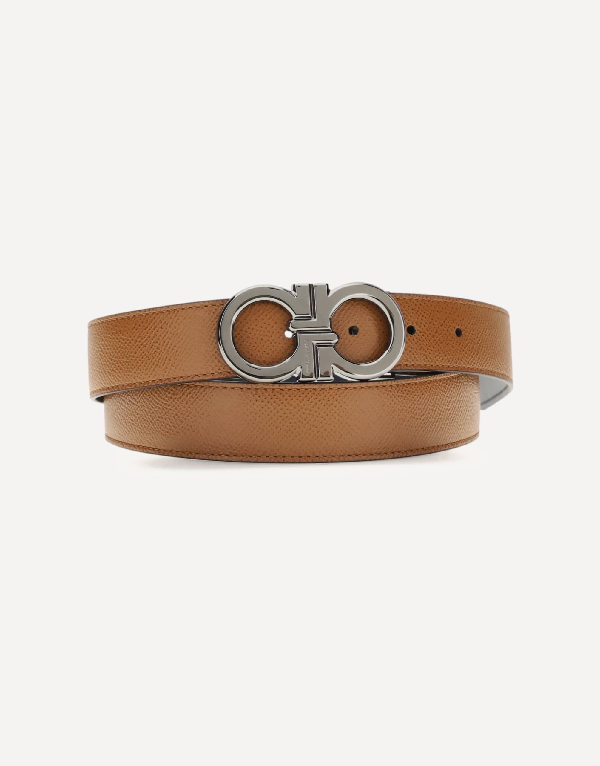 Ferragamo Reversible And Adjustable Gancini Belt