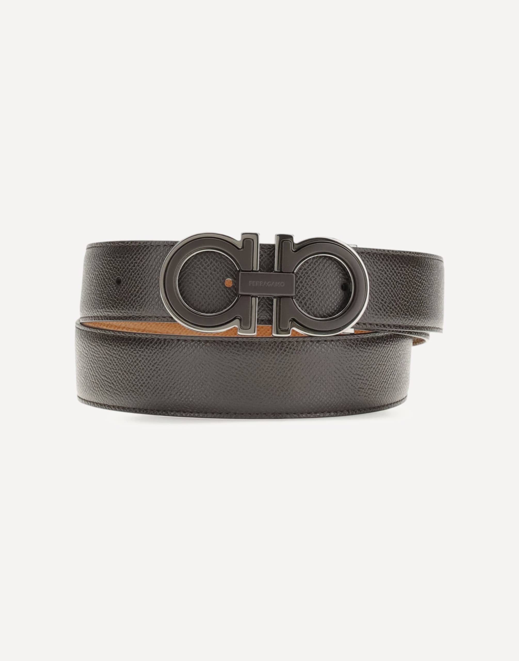 Ferragamo Reversible And Adjustable Gancini Belt